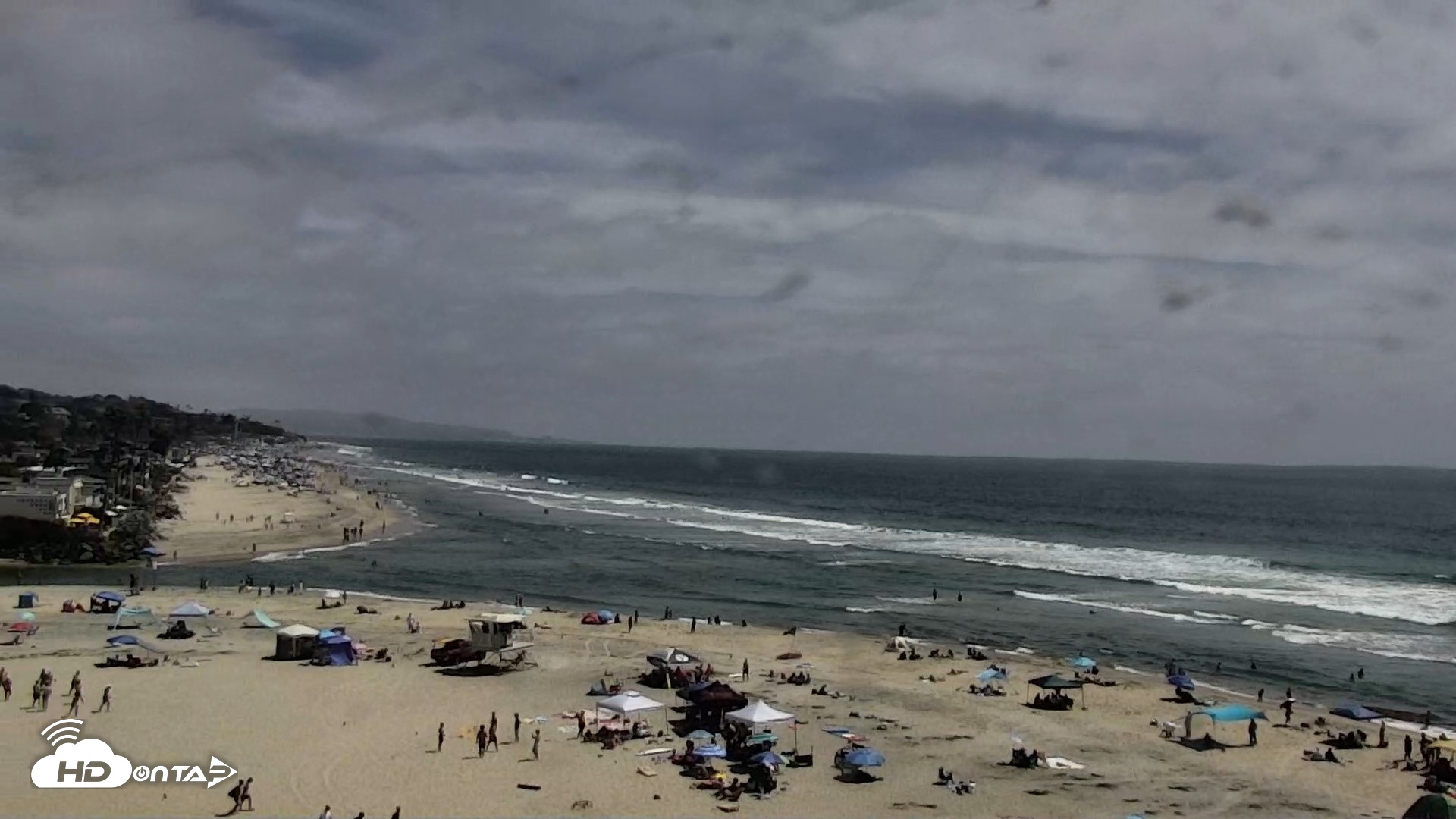 Snapshot of Del Mar Beach North Live Webcam taken Jul 4, 2026, 2:58pm PDT