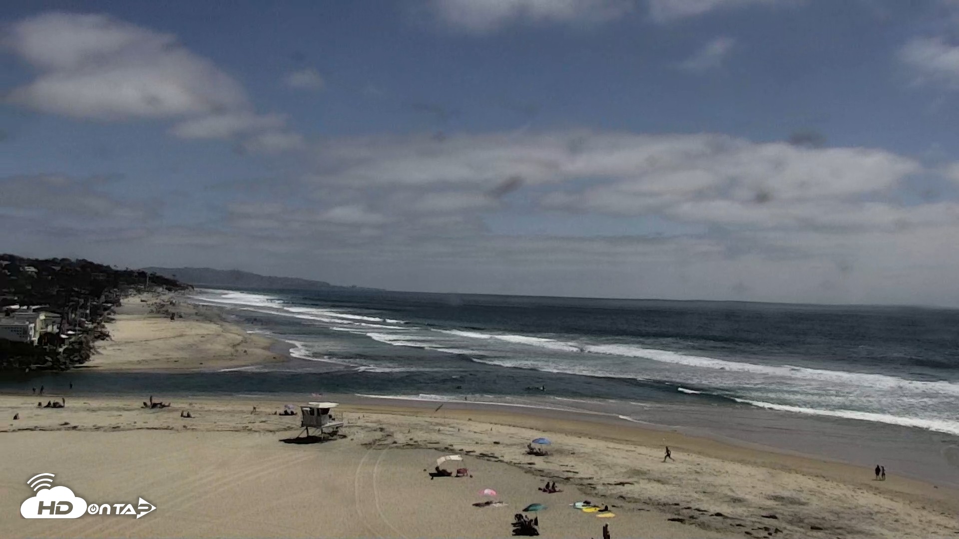 Snapshot of Del Mar Beach North Live Webcam taken Jun 17, 2026, 2:50pm PDT