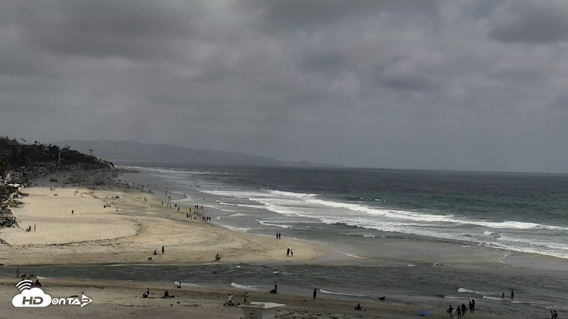 Snapshot of Del Mar Beach North Live Webcam taken May 16, 2026, 3:11pm PDT