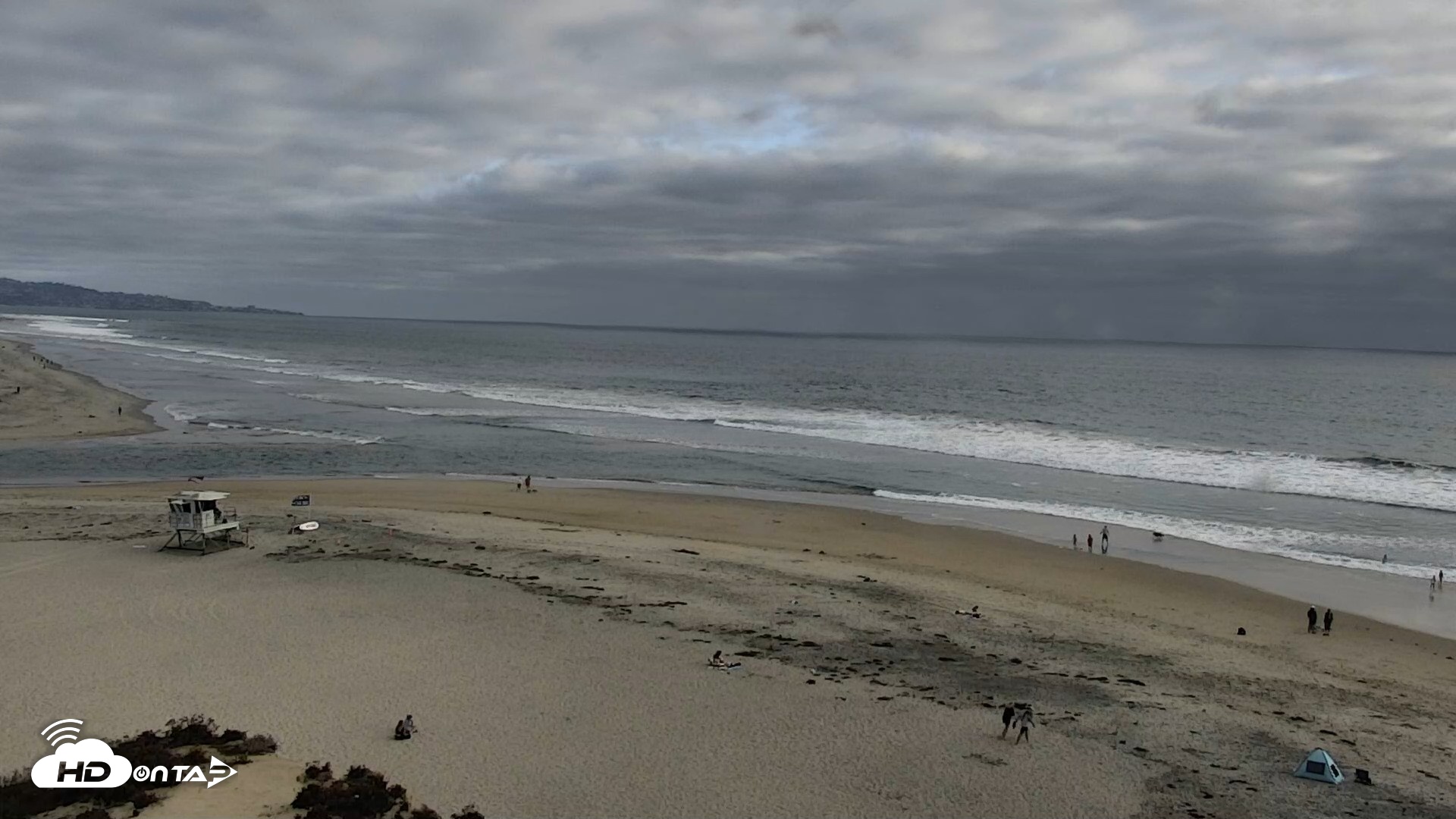 Snapshot of Del Mar Beach North Live Webcam taken Jun 18, 2026, 6:39pm PDT