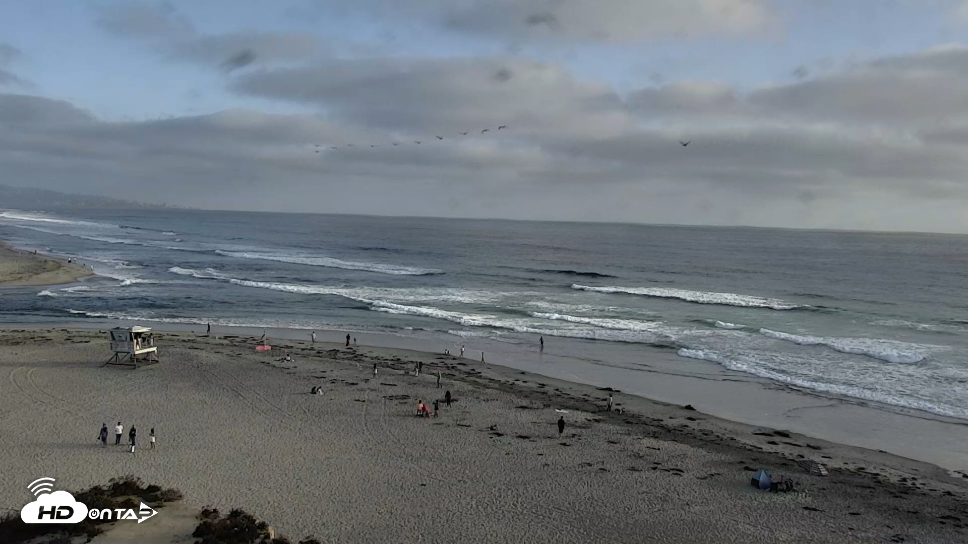 Snapshot of Del Mar Beach North Live Webcam taken Jun 9, 2026, 6:53pm PDT