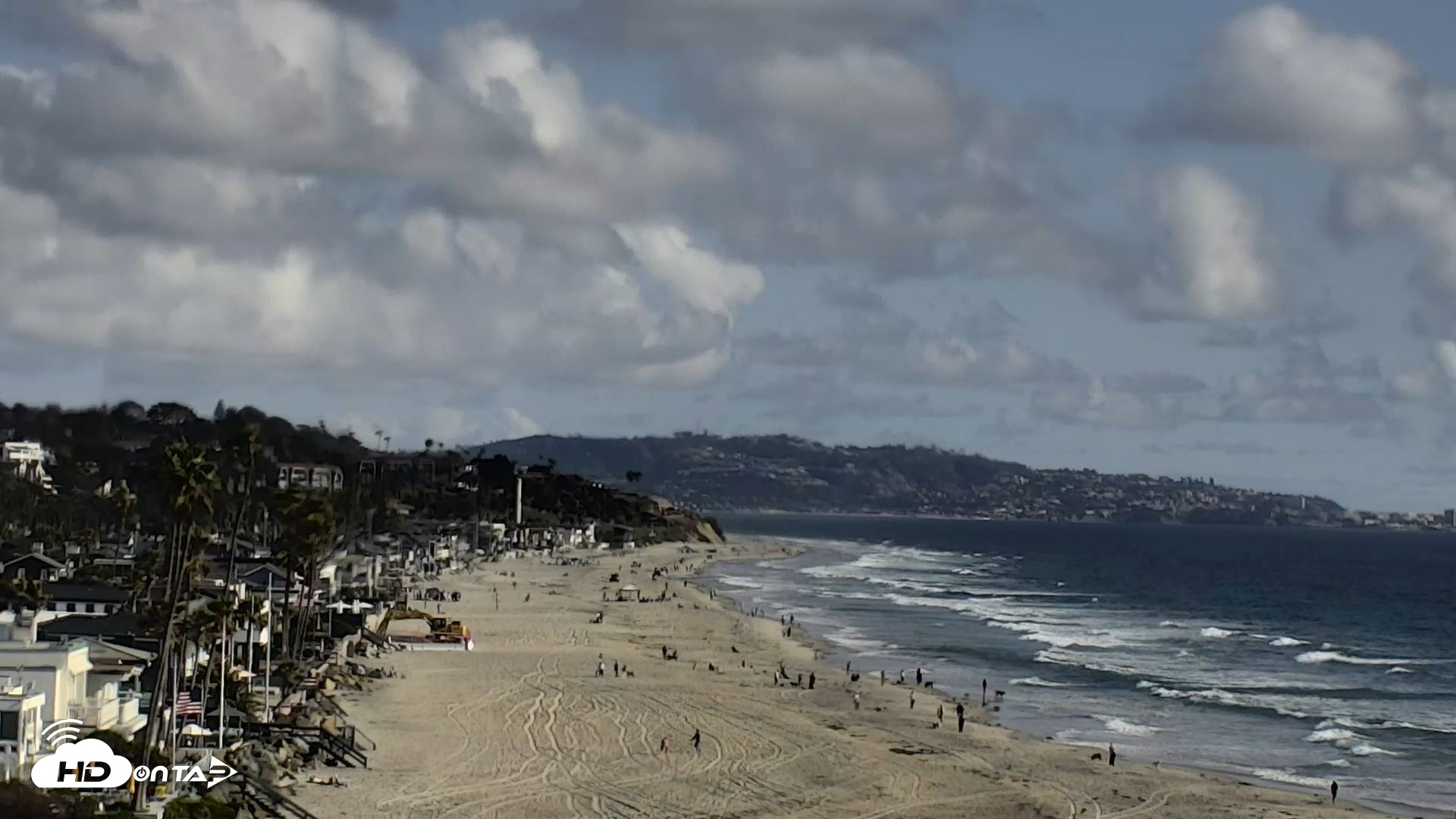 Snapshot of Del Mar Beach North Live Webcam taken Apr 26, 2026, 4:56pm PDT