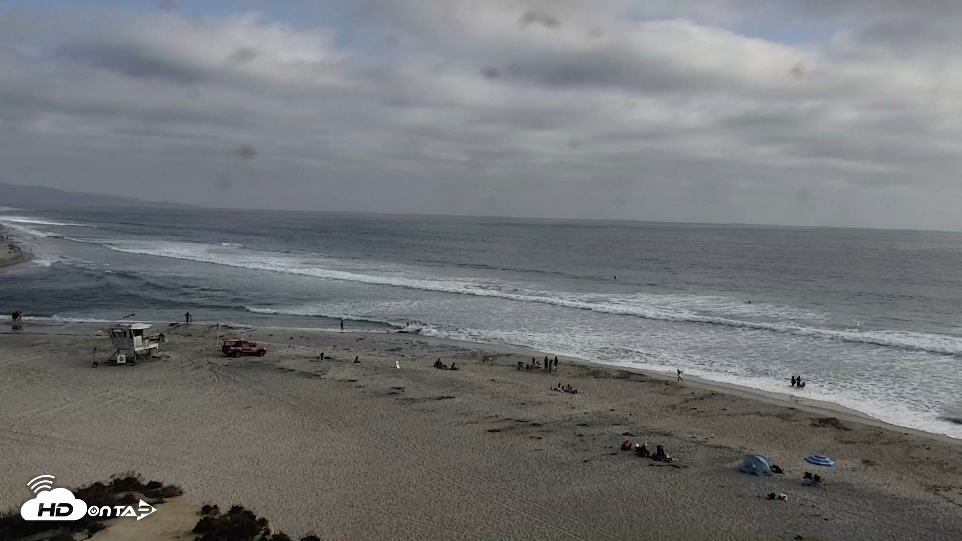 Snapshot of Del Mar Beach North Live Webcam taken Jul 10, 2026, 5:56pm PDT