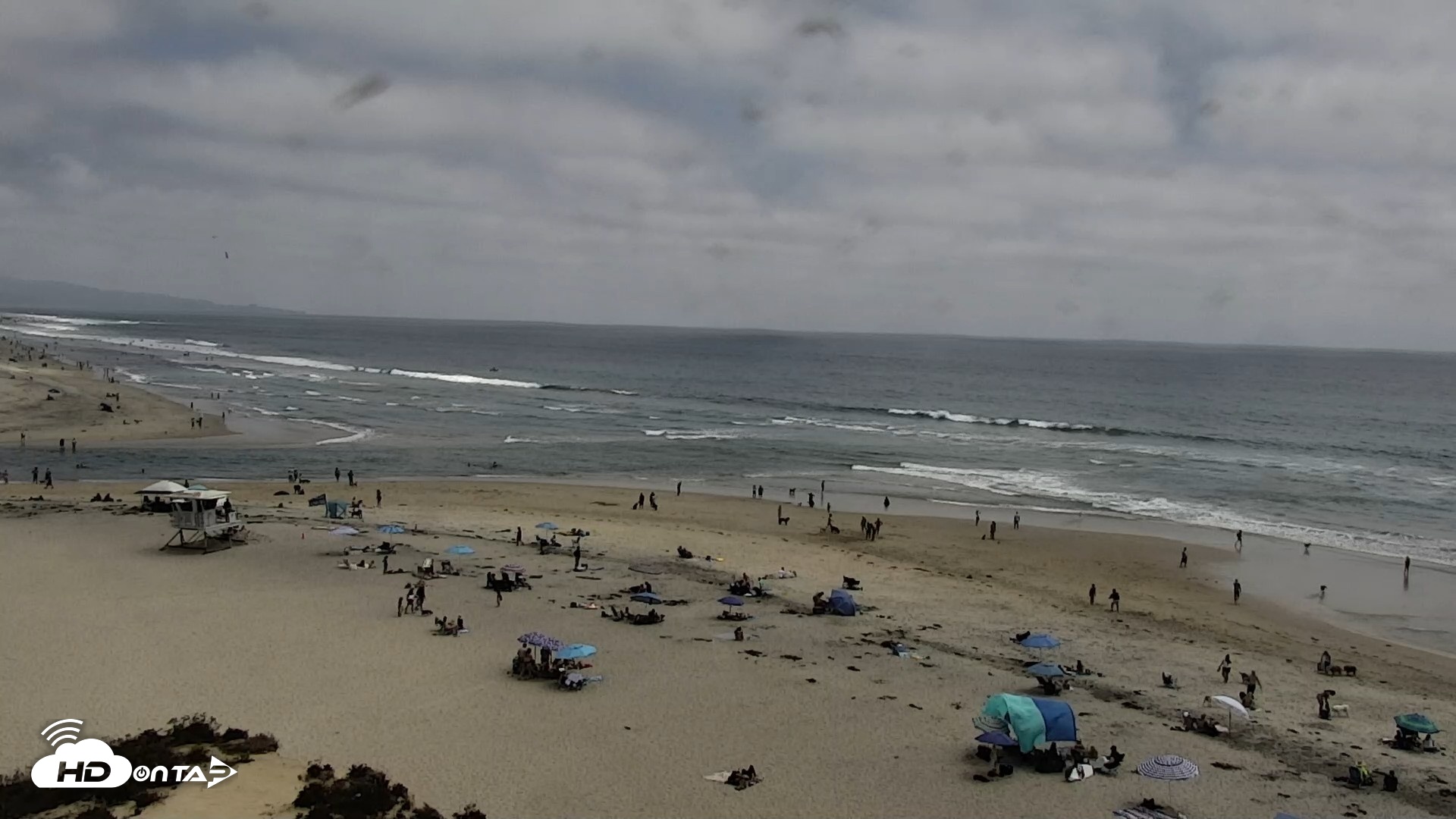 Snapshot of Del Mar Beach North Live Webcam taken Jun 14, 2026, 2:50pm PDT