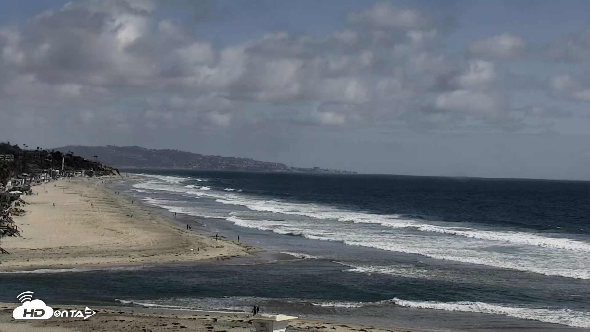 Snapshot of Del Mar Beach North Live Webcam taken May 26, 2026, 4:11pm PDT