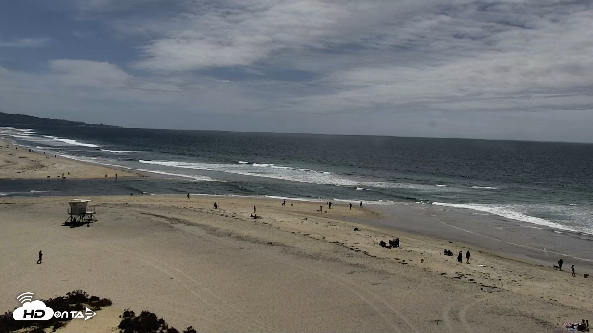 Snapshot of Del Mar Beach North Live Webcam taken Apr 21, 2026, 1:24pm PDT