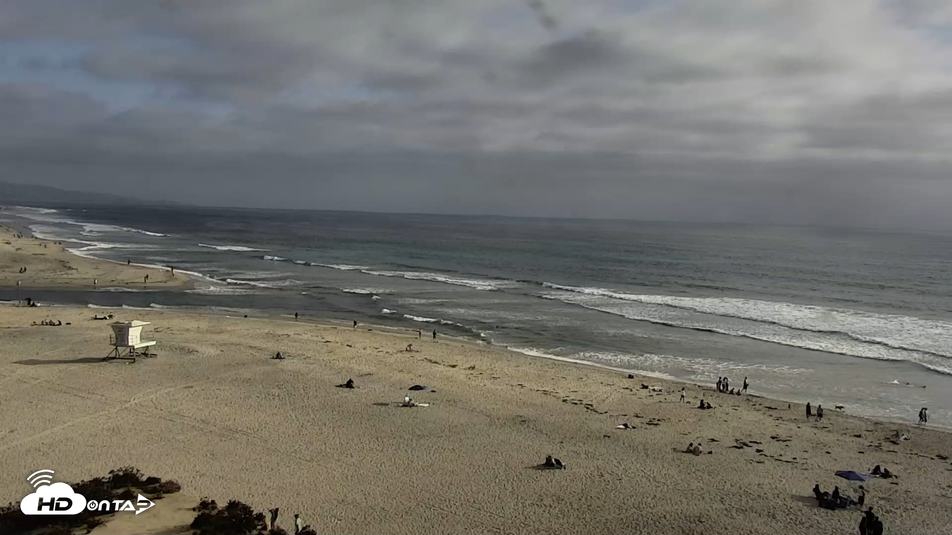 Snapshot of Del Mar Beach North Live Webcam taken May 9, 2026, 5:40pm PDT