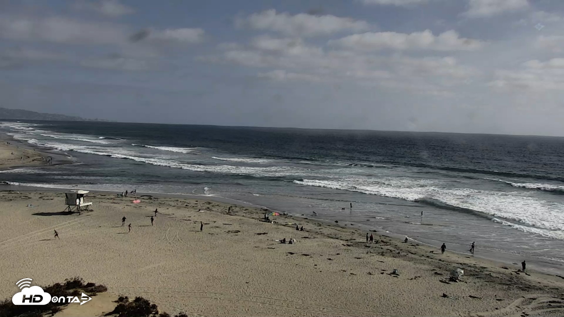 Snapshot of Del Mar Beach North Live Webcam taken Jun 8, 2026, 4:50pm PDT