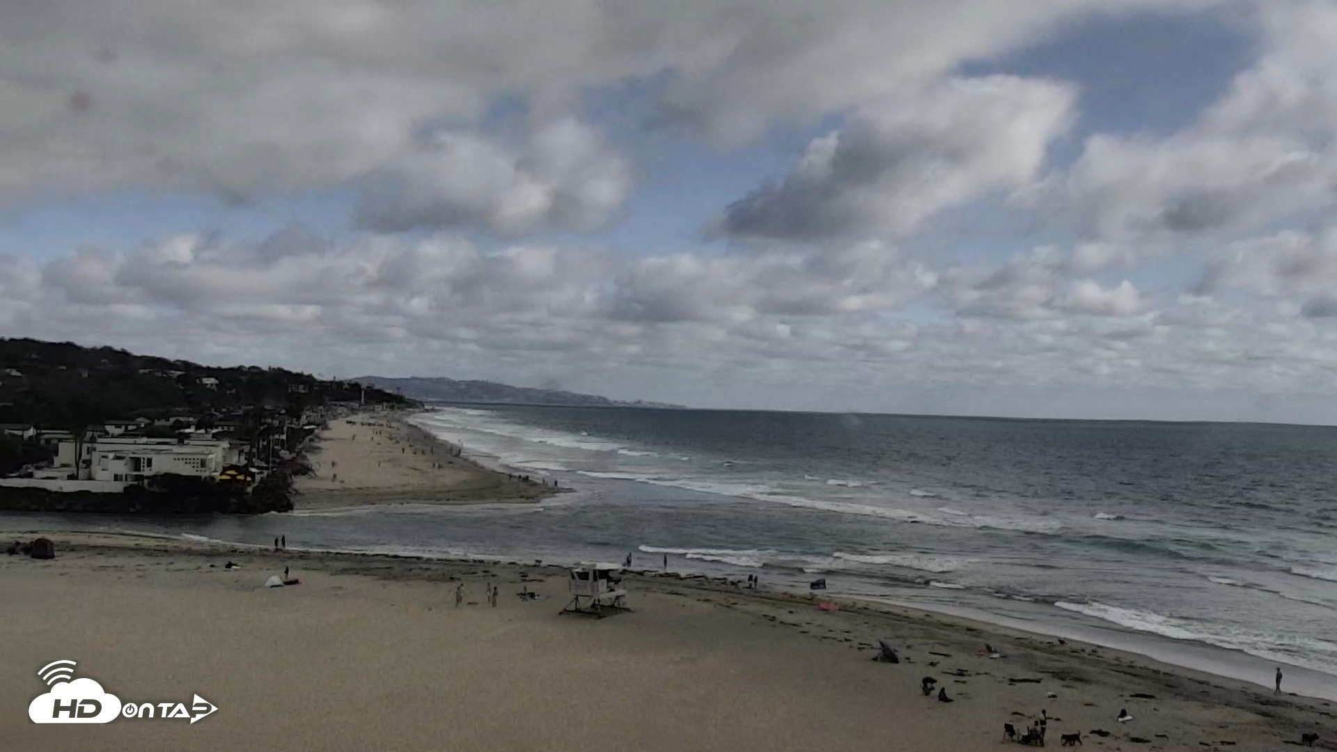 Snapshot of Del Mar Beach North Live Webcam taken May 25, 2026, 4:58pm PDT