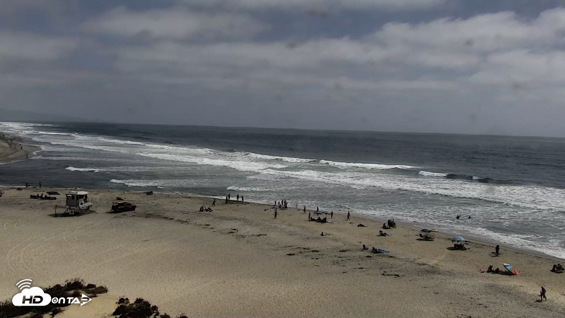 Snapshot of Del Mar Beach North Live Webcam taken Jul 8, 2026, 3:25pm PDT