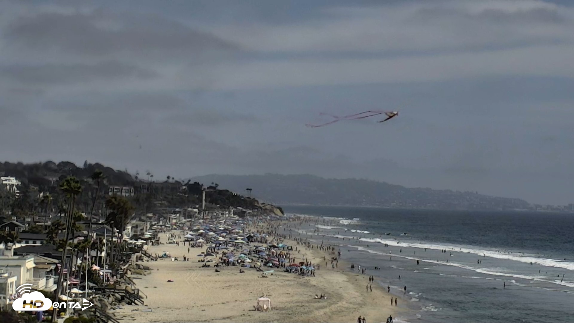 Snapshot of Del Mar Beach North Live Webcam taken Jul 4, 2026, 4:03pm PDT