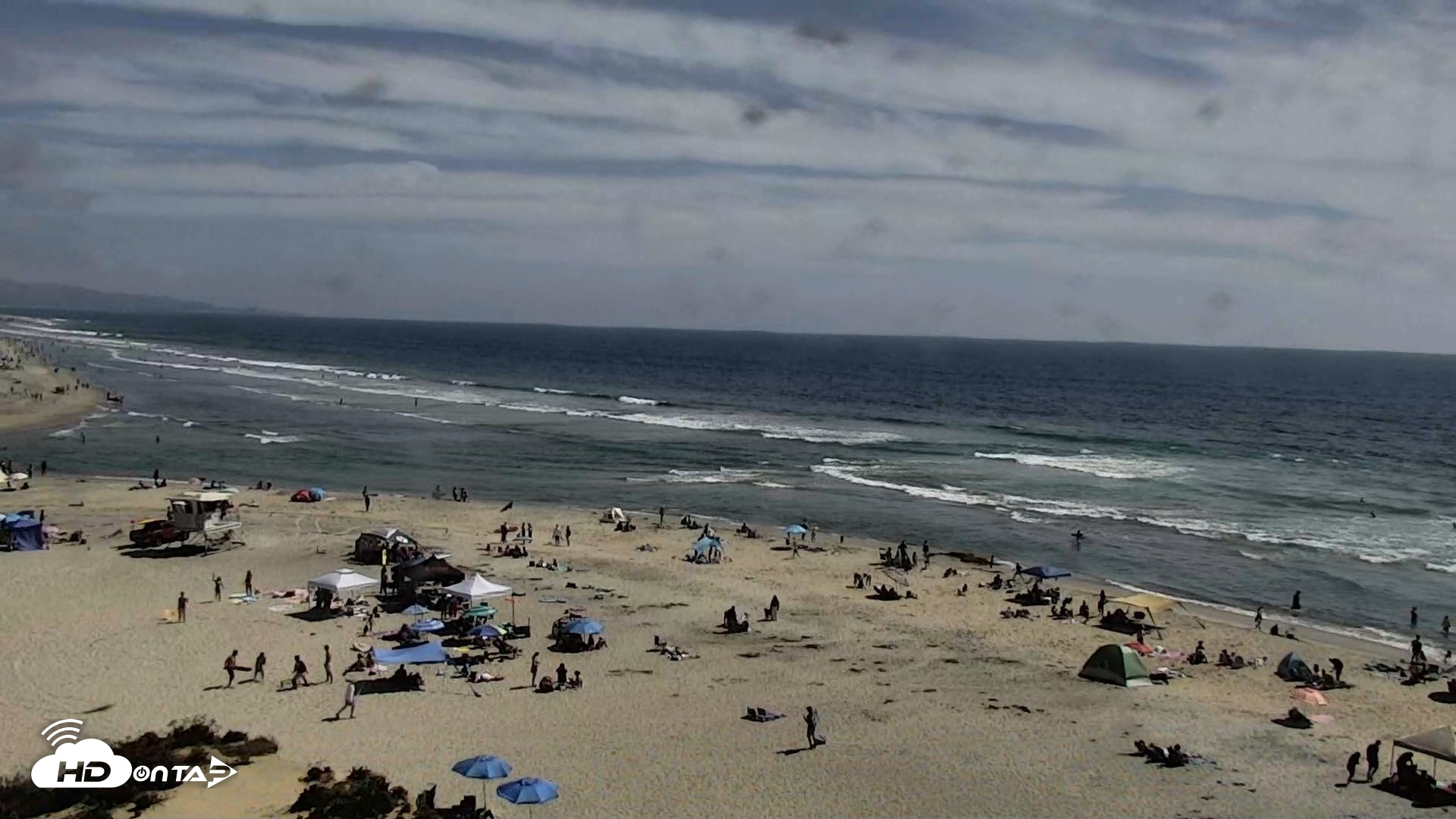 Snapshot of Del Mar Beach North Live Webcam taken Jul 4, 2026, 3:36pm PDT
