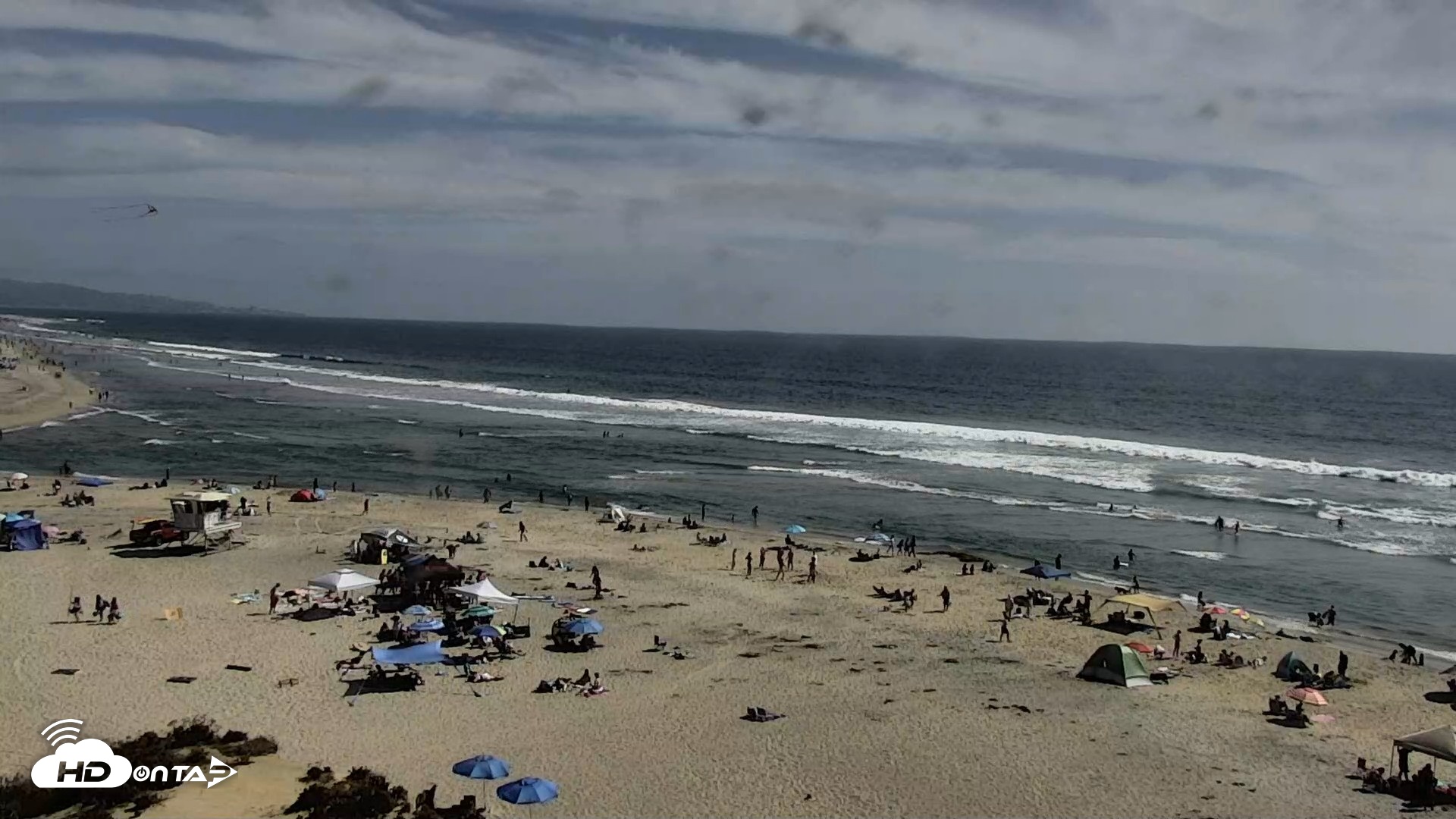Snapshot of Del Mar Beach North Live Webcam taken Jul 4, 2026, 4:06pm PDT