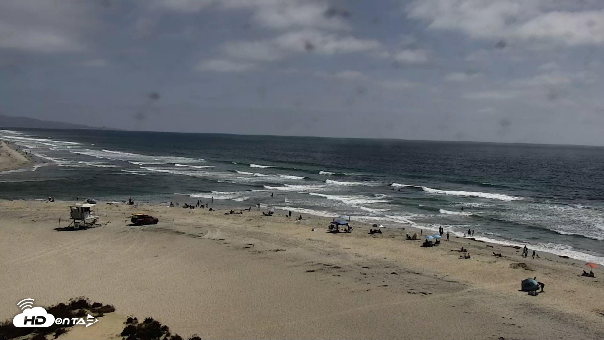Snapshot of Del Mar Beach North Live Webcam taken Jul 10, 2026, 3:08pm PDT