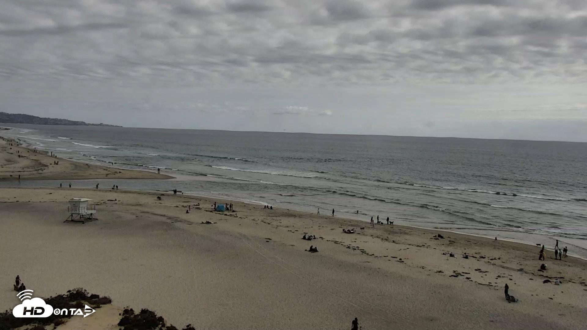 Snapshot of Del Mar Beach North Live Webcam taken May 3, 2026, 4:26pm PDT