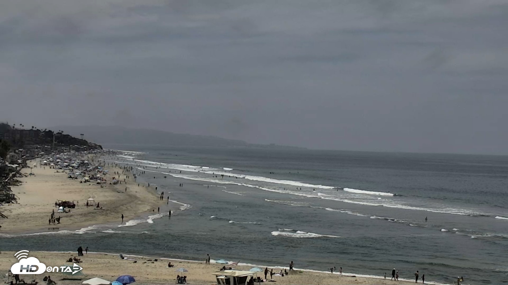 Snapshot of Del Mar Beach North Live Webcam taken Jul 4, 2026, 12:08pm PDT