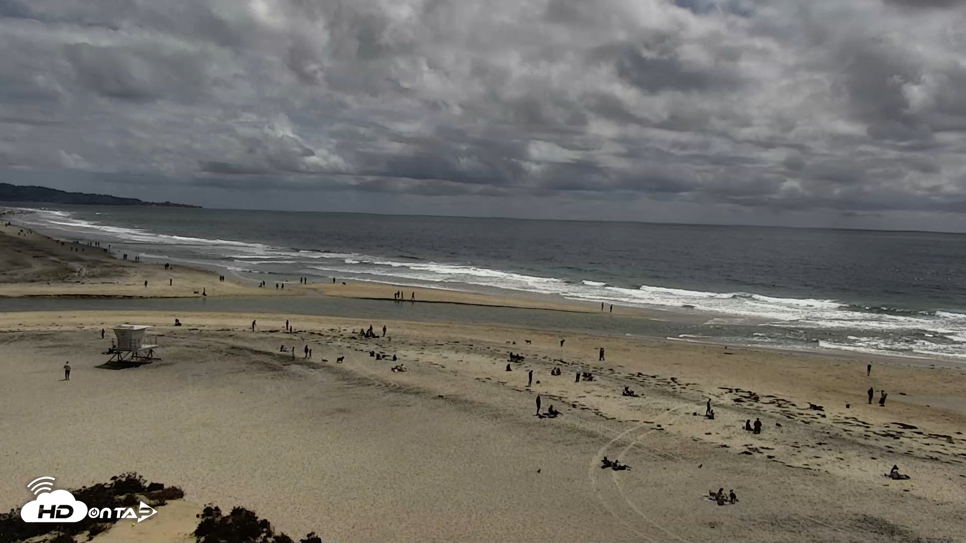 Snapshot of Del Mar Beach North Live Webcam taken Apr 26, 2026, 2:13pm PDT