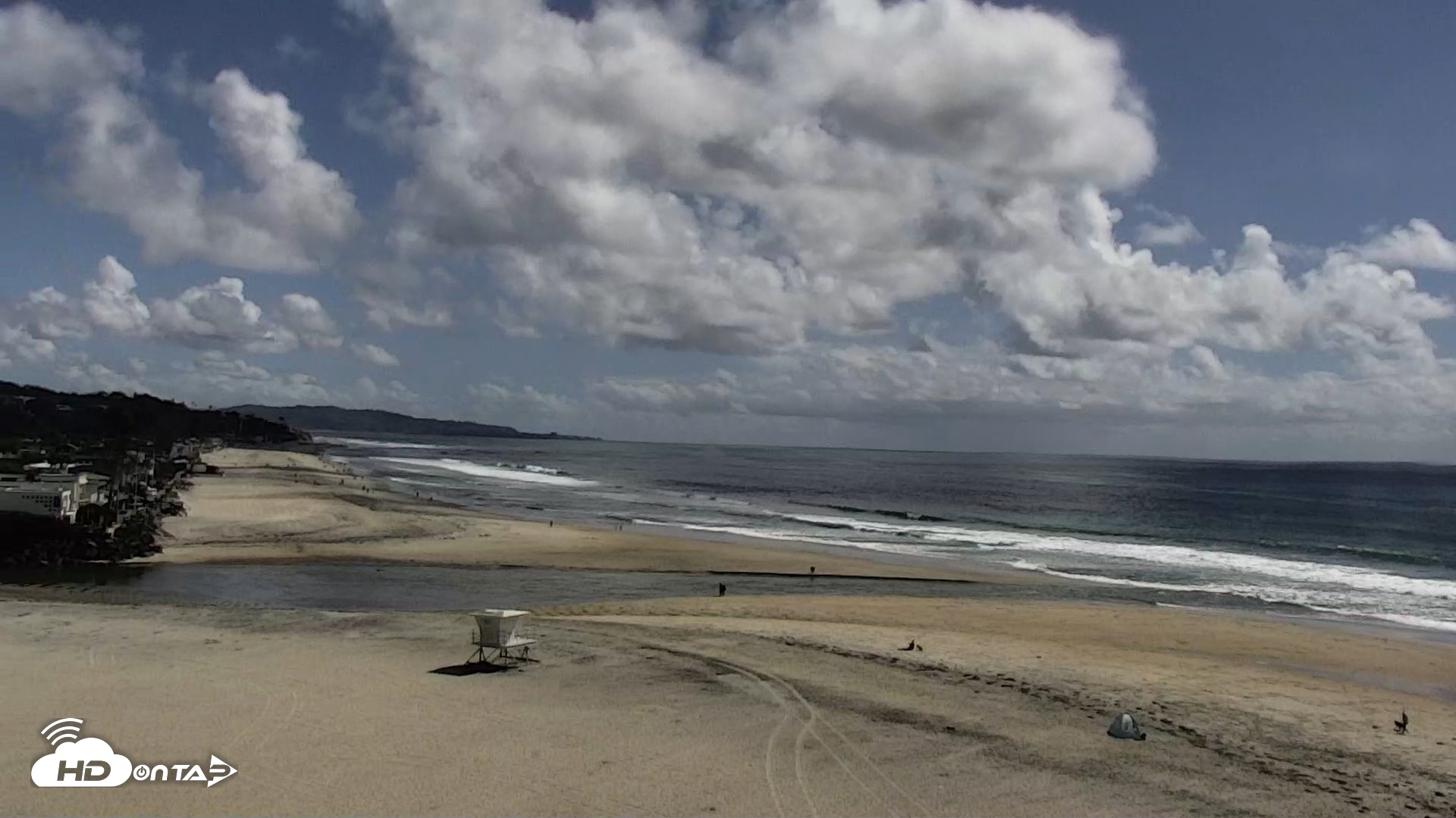 Snapshot of Del Mar Beach North Live Webcam taken Apr 13, 2026, 3:07pm PDT