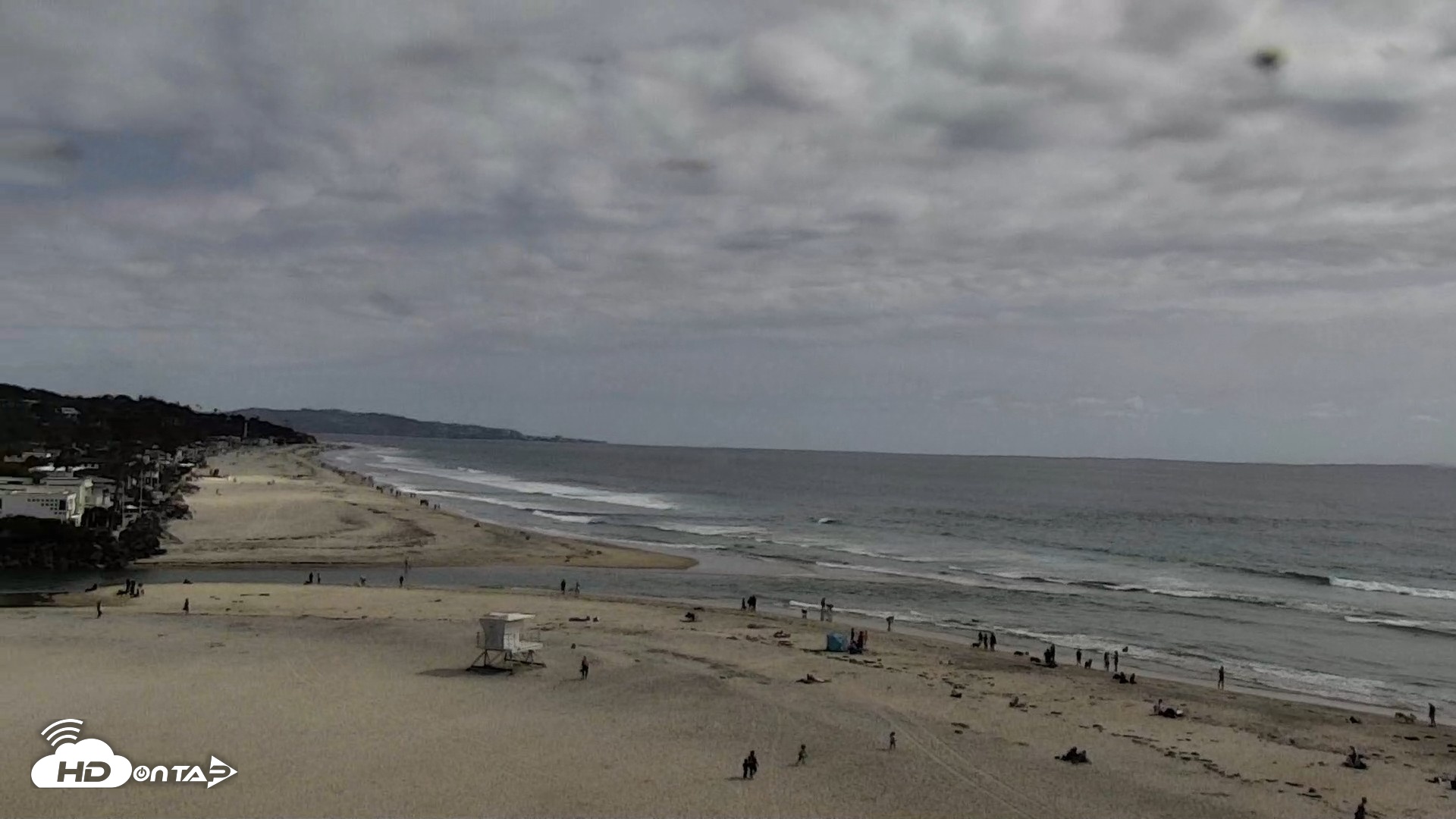 Snapshot of Del Mar Beach North Live Webcam taken May 3, 2026, 4:01pm PDT