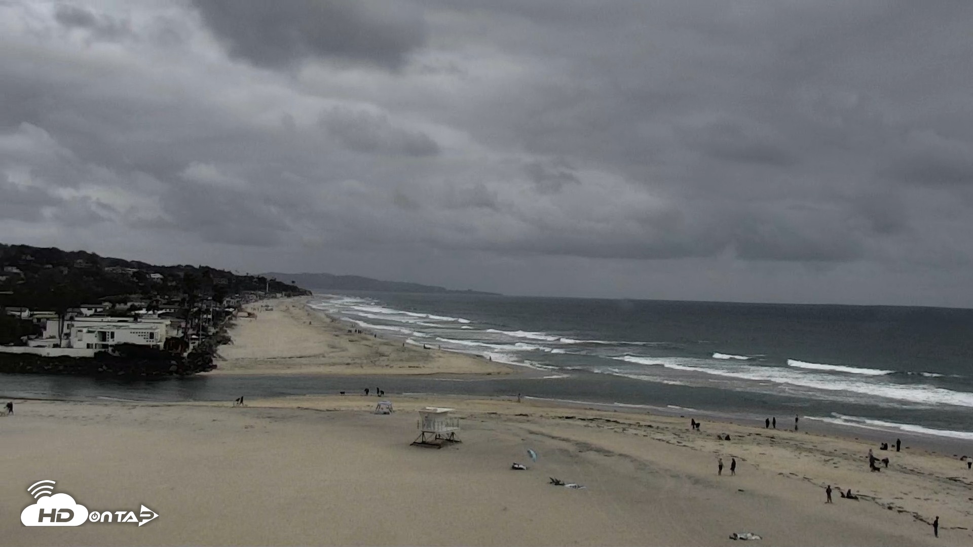 Snapshot of Del Mar Beach North Live Webcam taken Apr 25, 2026, 4:25pm PDT