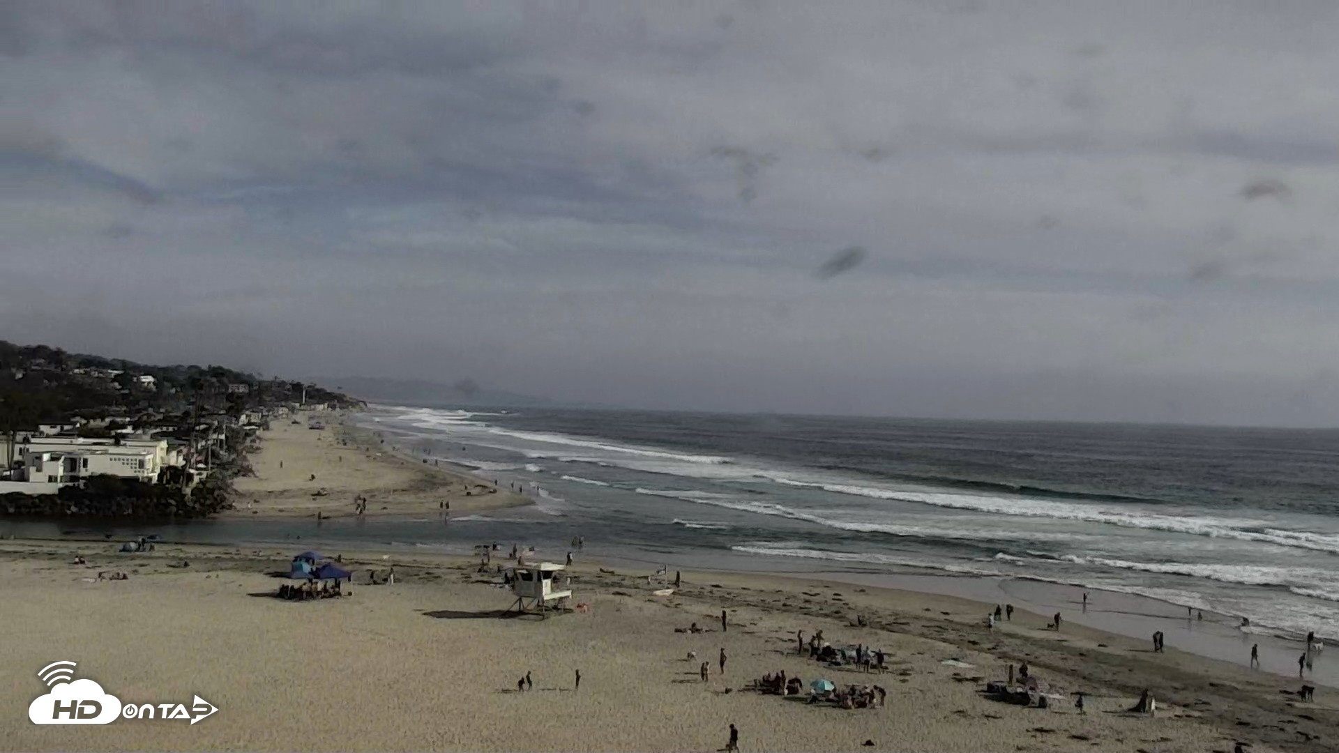 Snapshot of Del Mar Beach North Live Webcam taken Jun 6, 2026, 5:20pm PDT