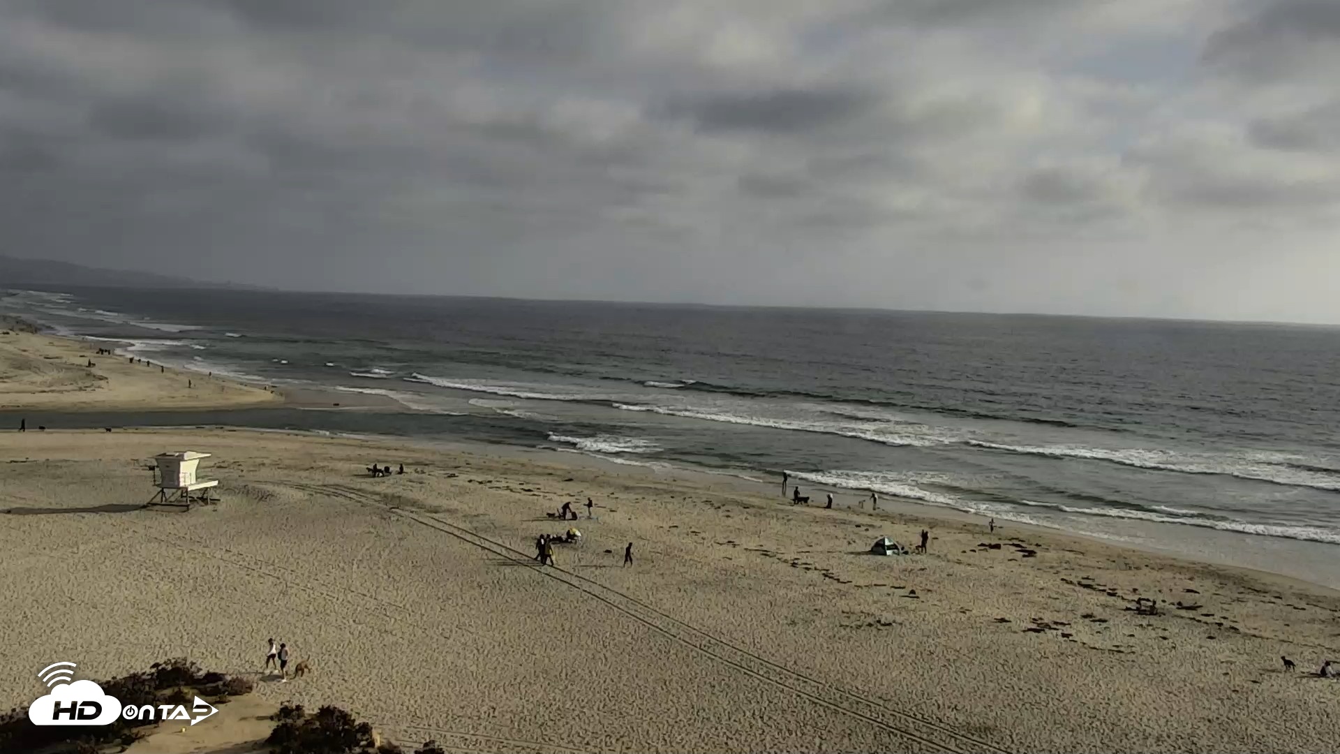 Snapshot of Del Mar Beach North Live Webcam taken May 1, 2026, 5:48pm PDT