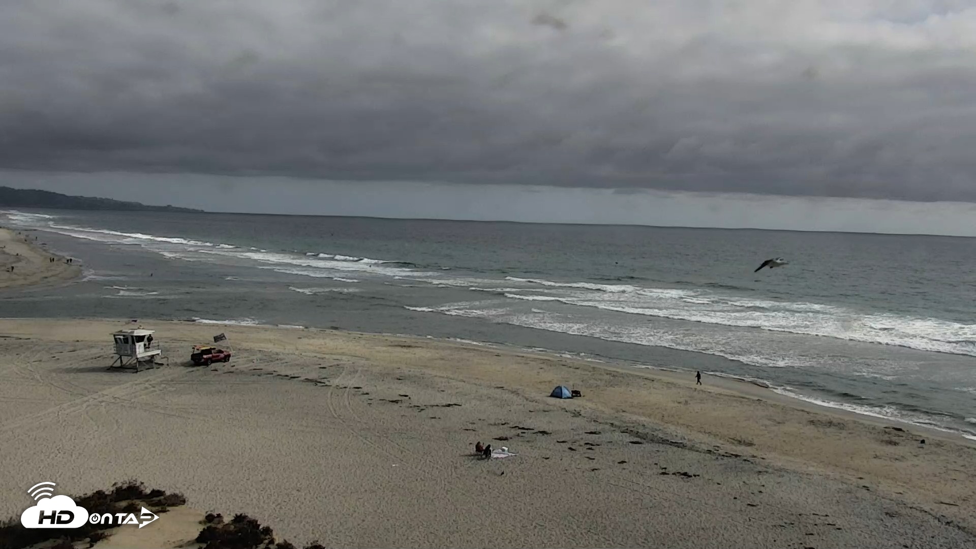 Snapshot of Del Mar Beach North Live Webcam taken Jun 30, 2026, 5:12pm PDT