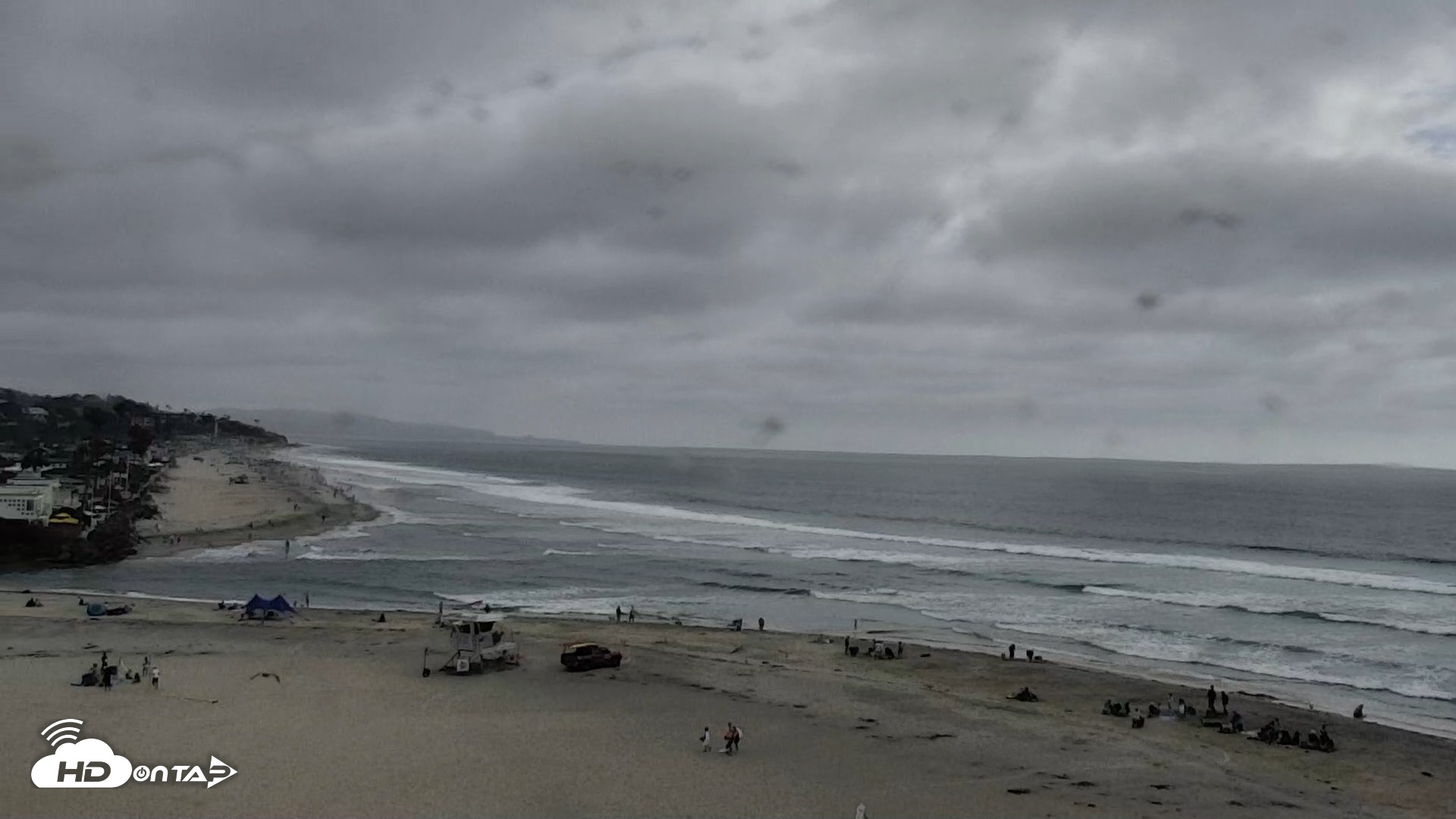 Snapshot of Del Mar Beach North Live Webcam taken Jul 12, 2026, 4:43pm PDT