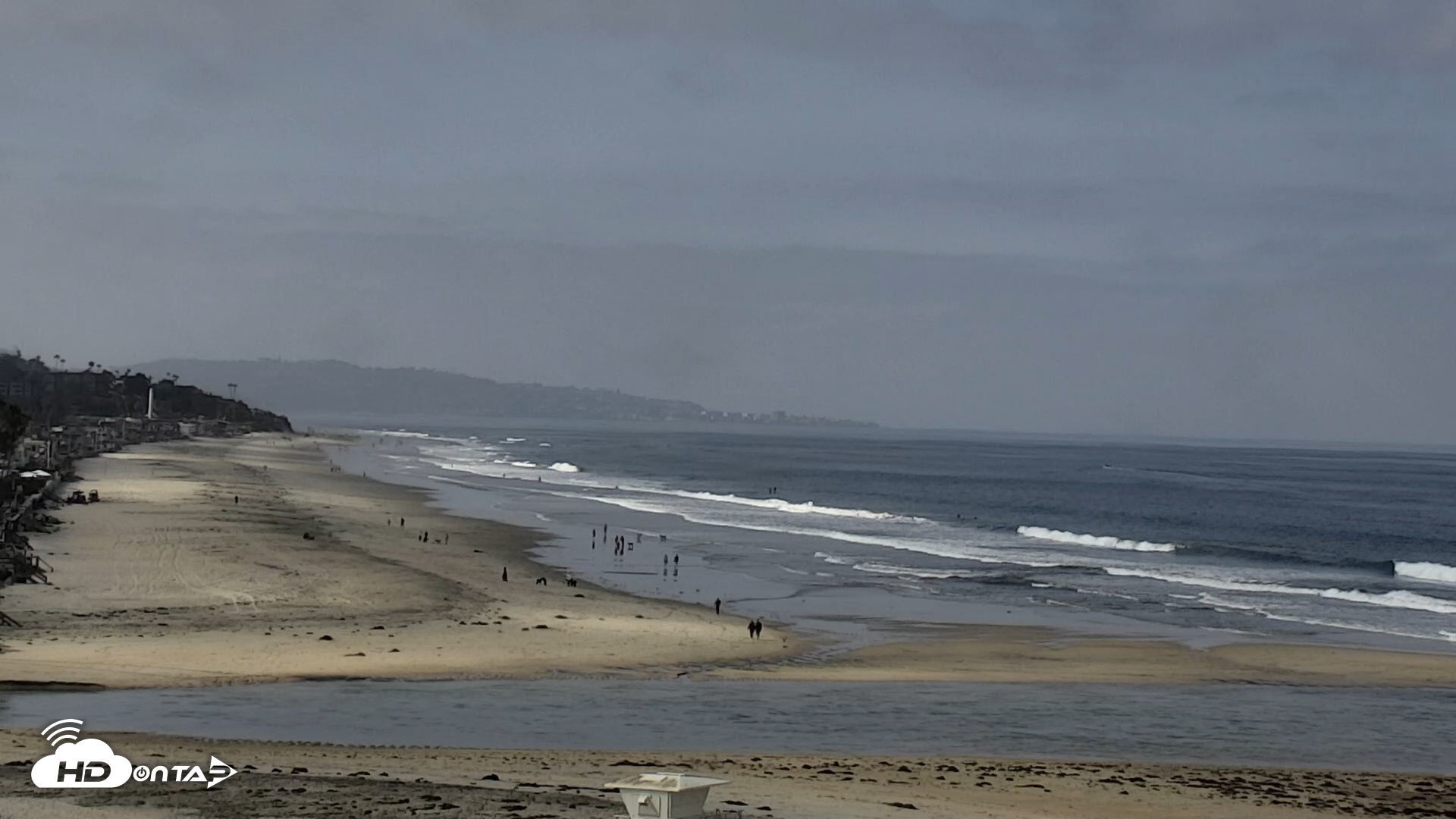 Snapshot of Del Mar Beach North Live Webcam taken May 22, 2026, 8:40am PDT