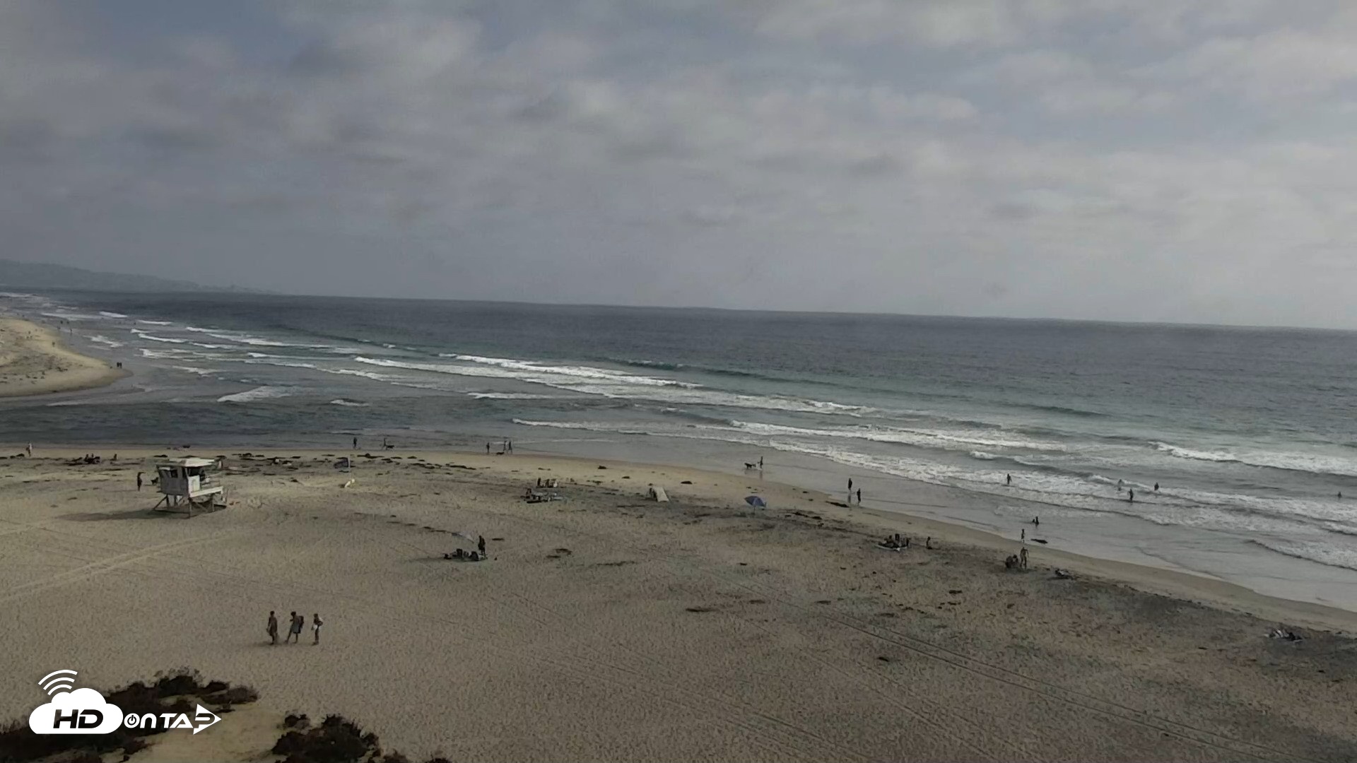 Snapshot of Del Mar Beach North Live Webcam taken Aug 4, 2026, 5:14pm PDT