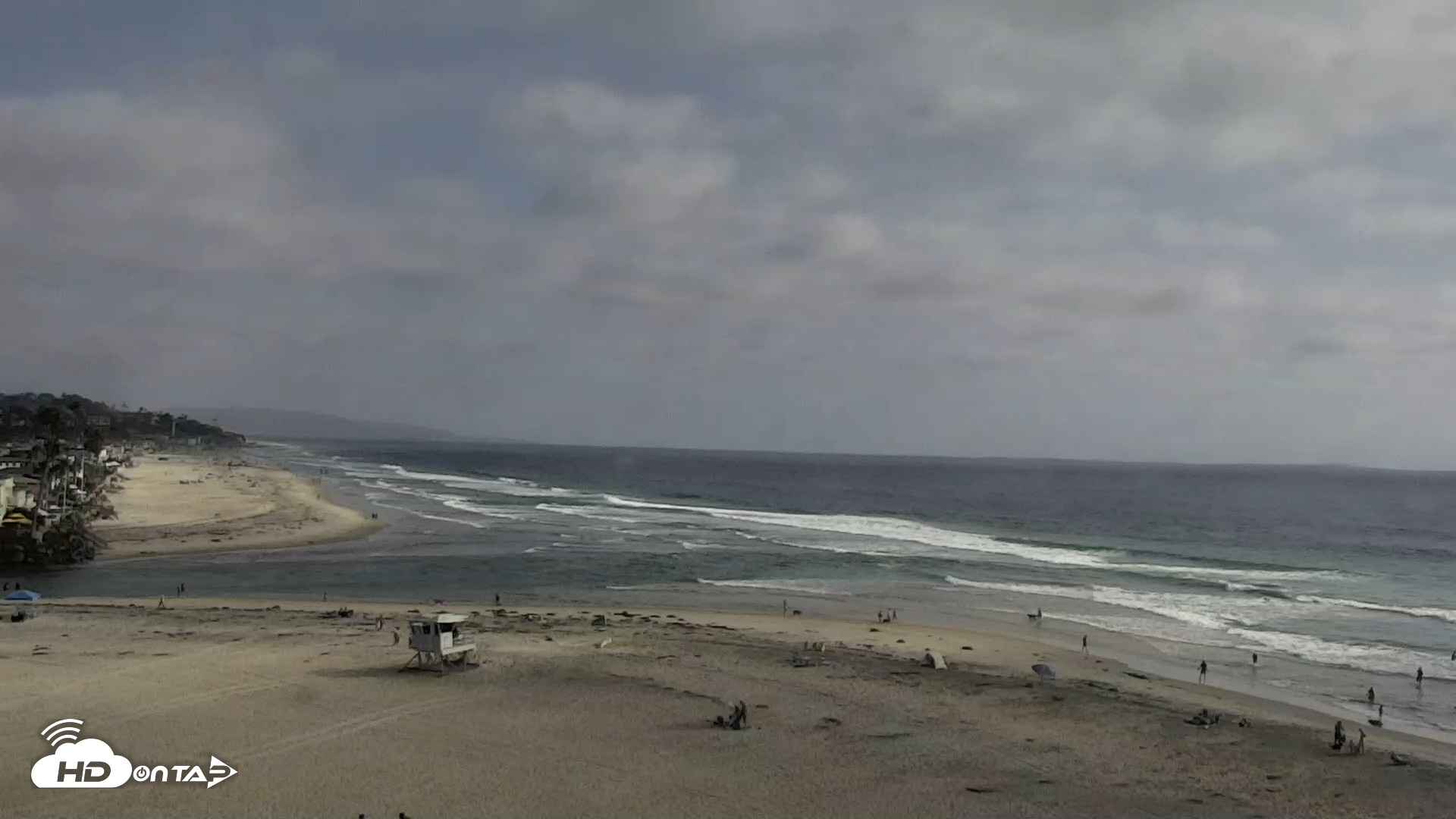 Snapshot of Del Mar Beach North Live Webcam taken Aug 4, 2026, 5:14pm PDT