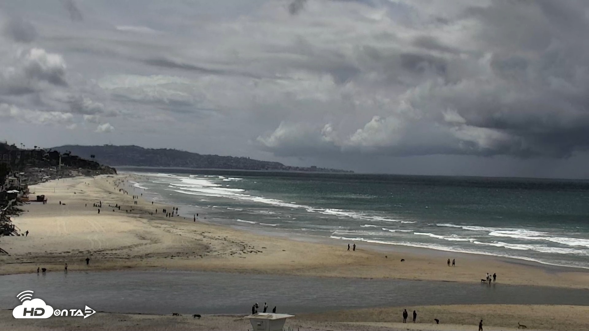 Snapshot of Del Mar Beach North Live Webcam taken Apr 12, 2026, 11:34am PDT