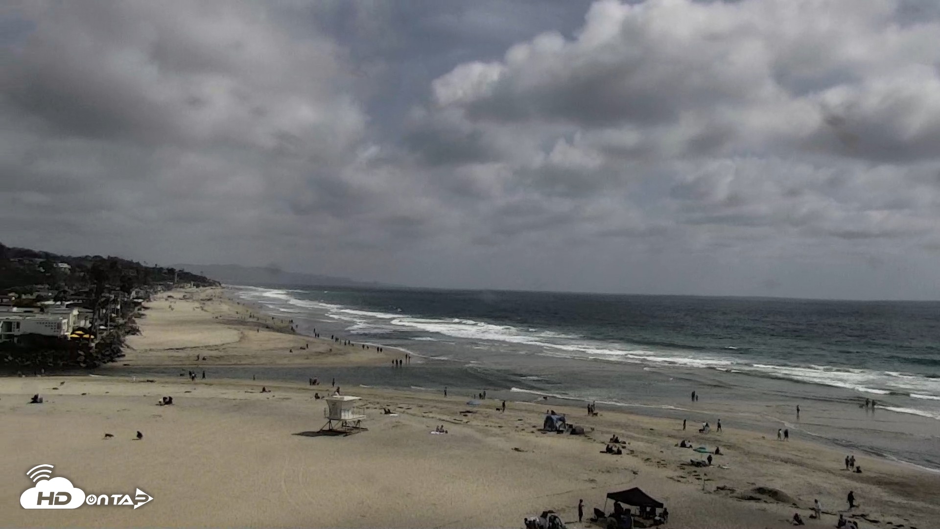 Snapshot of Del Mar Beach North Live Webcam taken May 16, 2026, 3:35pm PDT