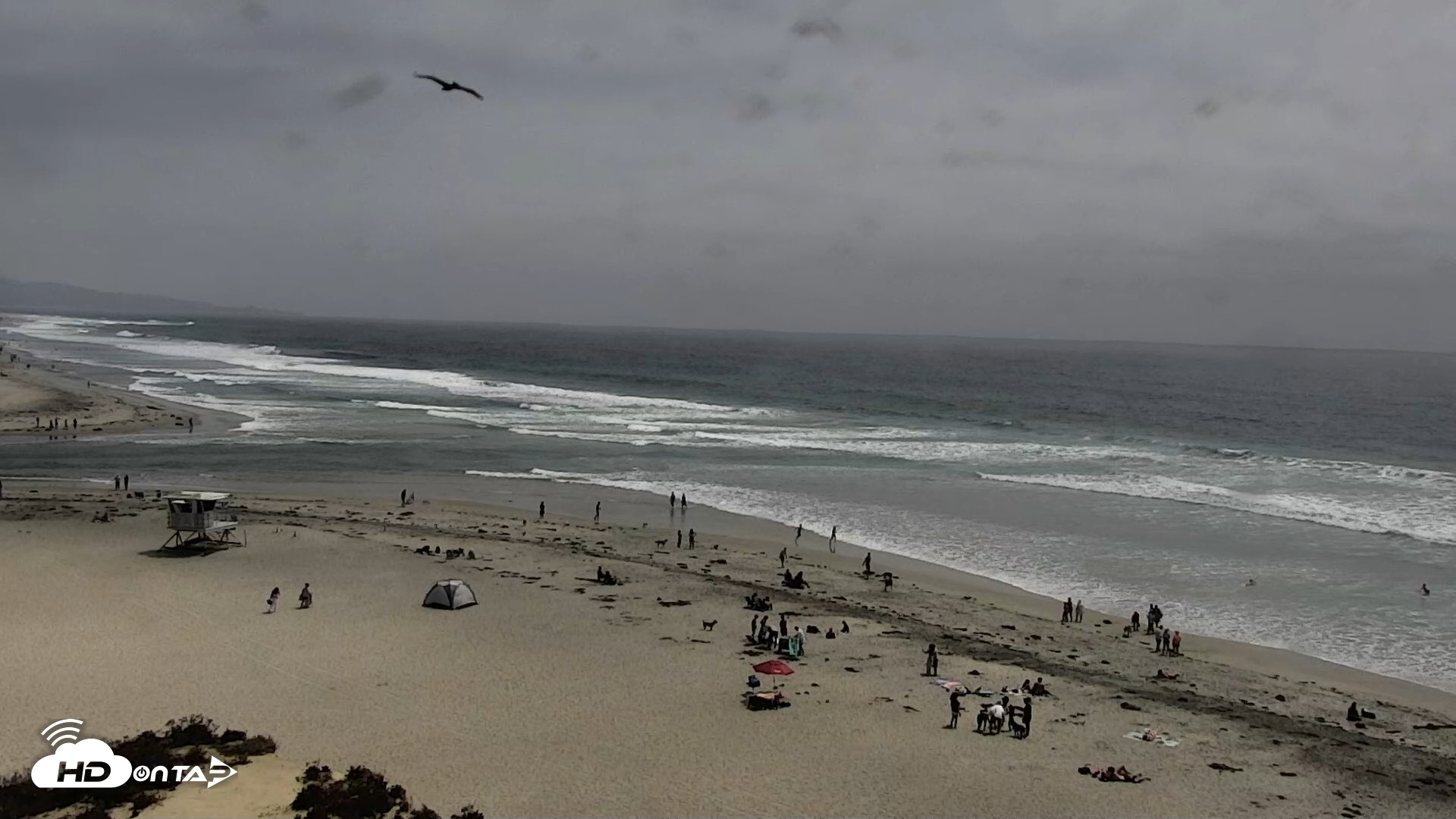 Snapshot of Del Mar Beach North Live Webcam taken Jun 5, 2026, 2:25pm PDT