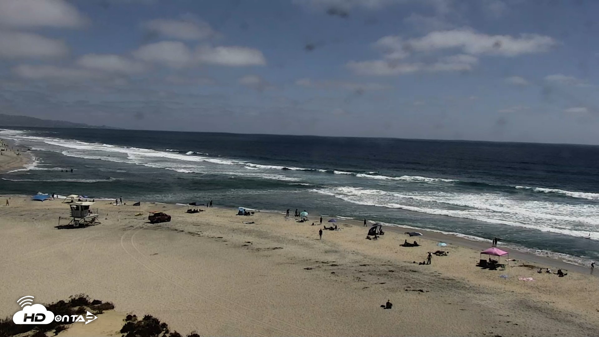 Snapshot of Del Mar Beach North Live Webcam taken Jul 6, 2026, 3:03pm PDT