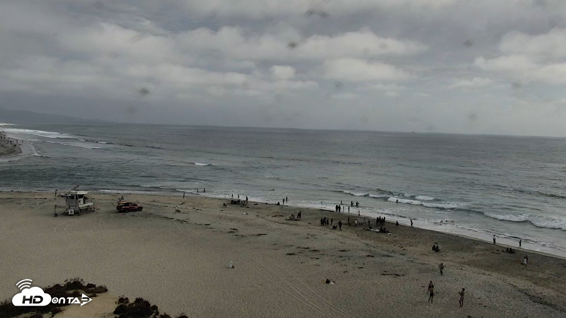 Snapshot of Del Mar Beach North Live Webcam taken Jul 12, 2026, 5:37pm PDT