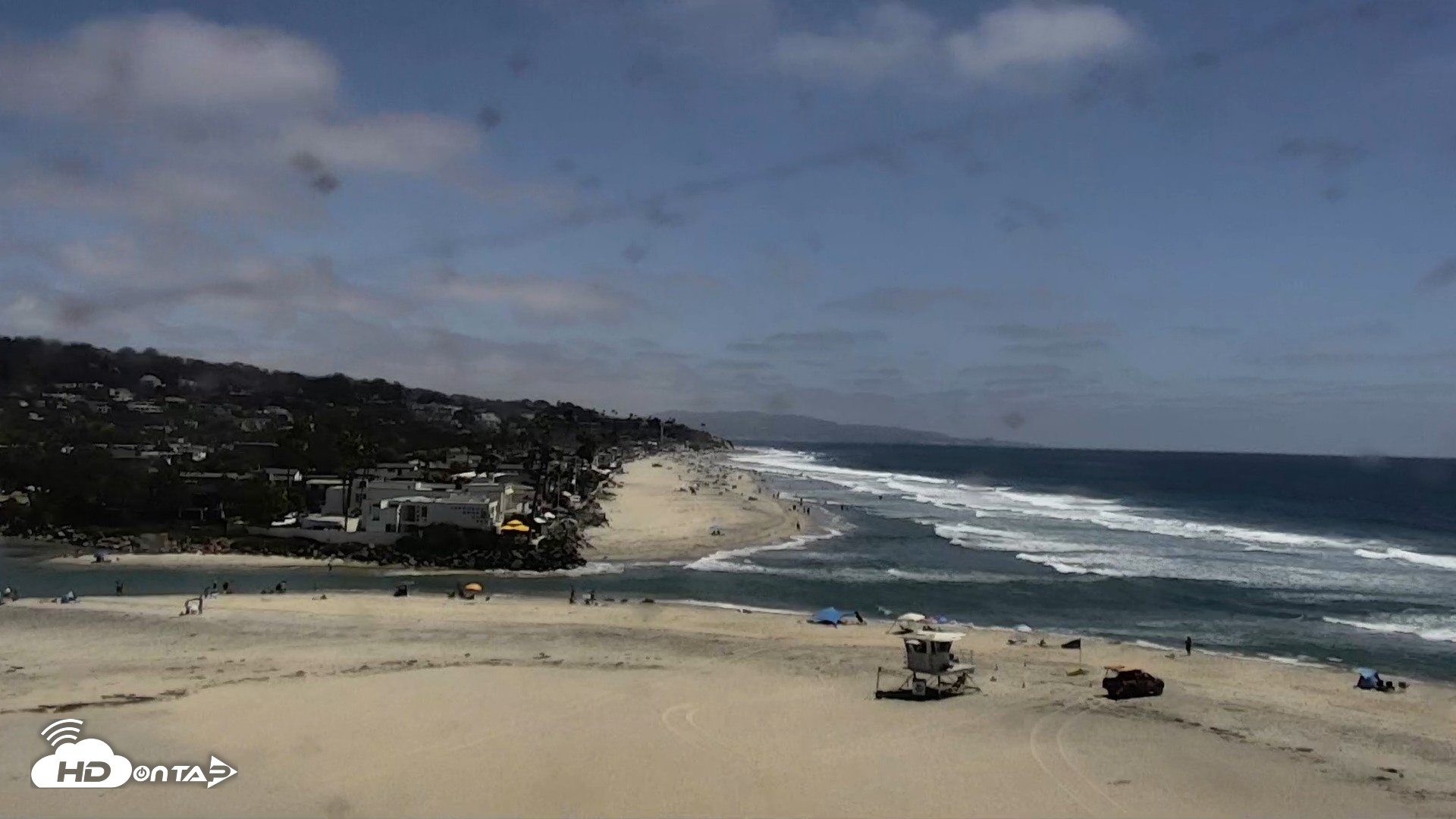 Snapshot of Del Mar Beach North Live Webcam taken Jul 6, 2026, 2:31pm PDT