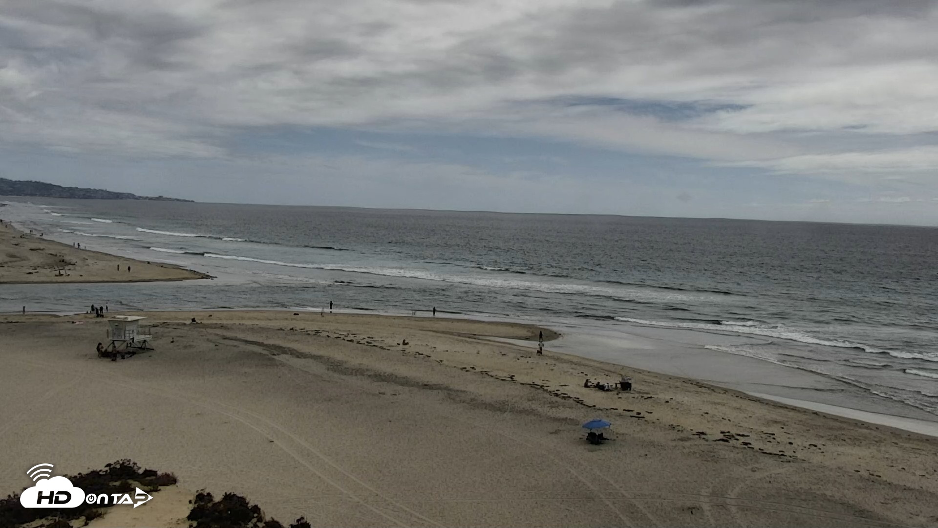 Snapshot of Del Mar Beach North Live Webcam taken Apr 21, 2026, 2:51pm PDT