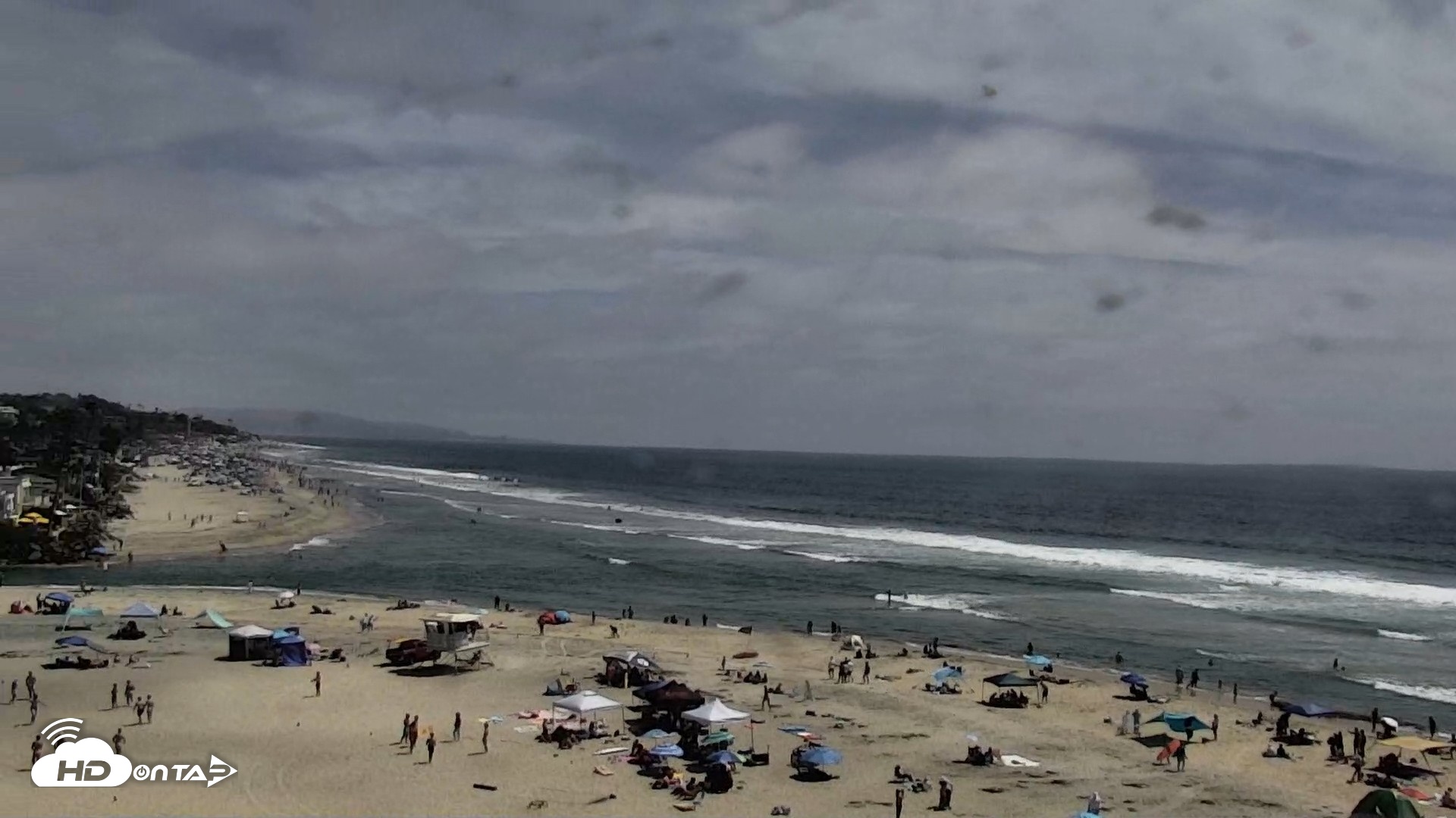 Snapshot of Del Mar Beach North Live Webcam taken Jul 4, 2026, 2:59pm PDT