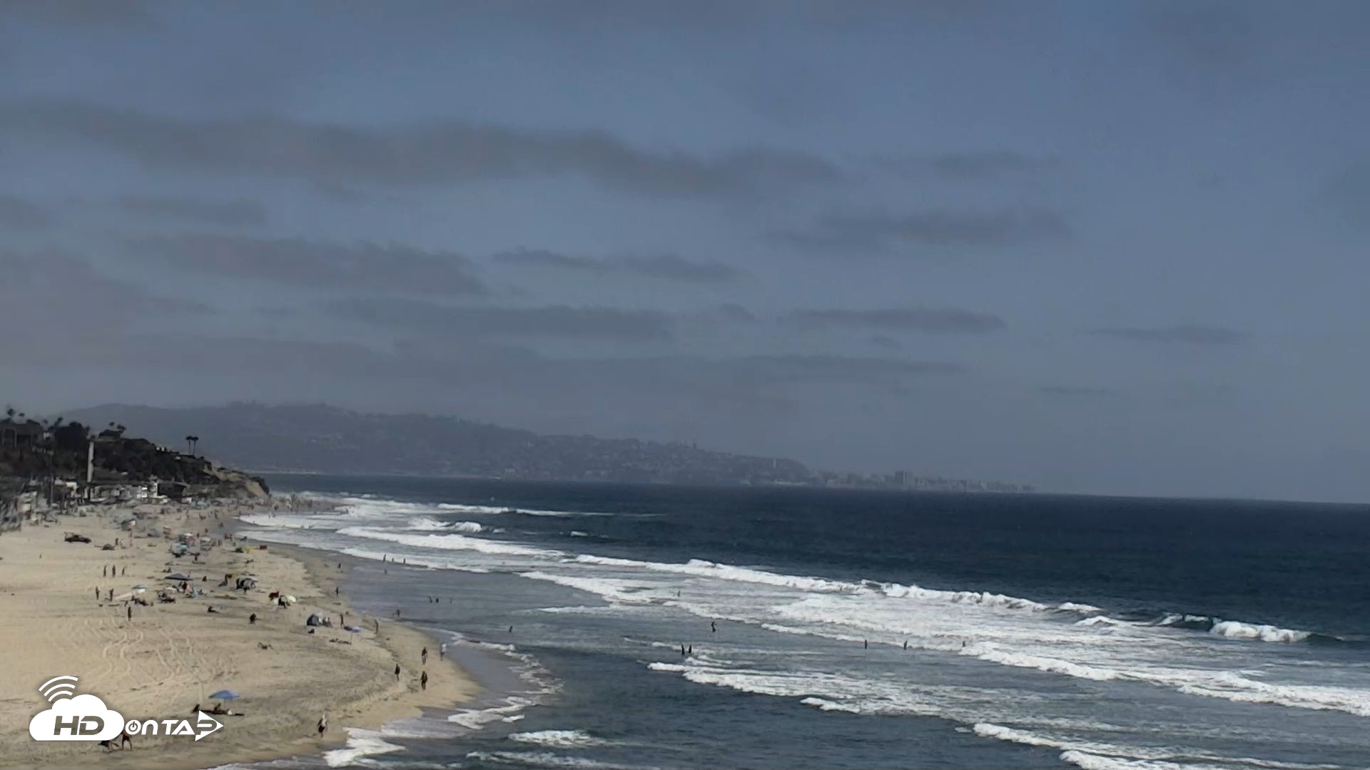 Snapshot of Del Mar Beach North Live Webcam taken Jul 6, 2026, 4:09pm PDT