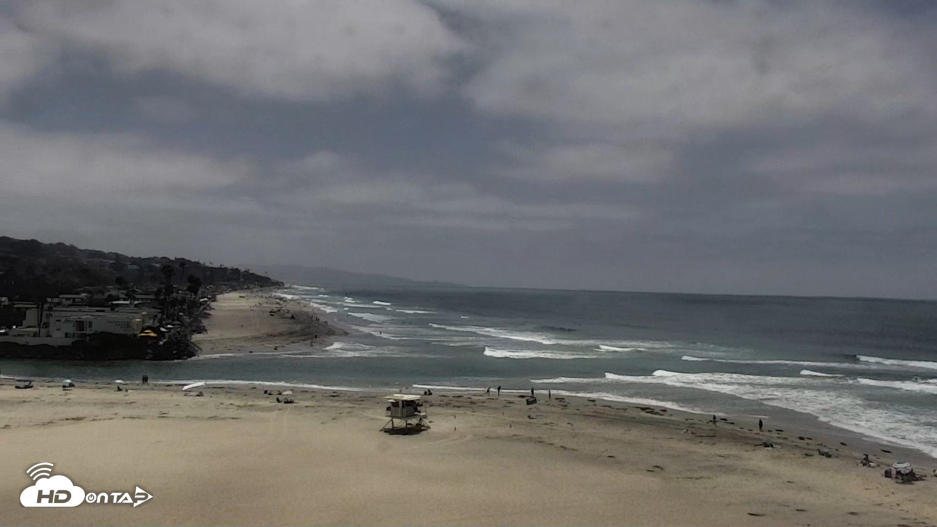 Snapshot of Del Mar Beach North Live Webcam taken Aug 3, 2026, 12:43pm PDT