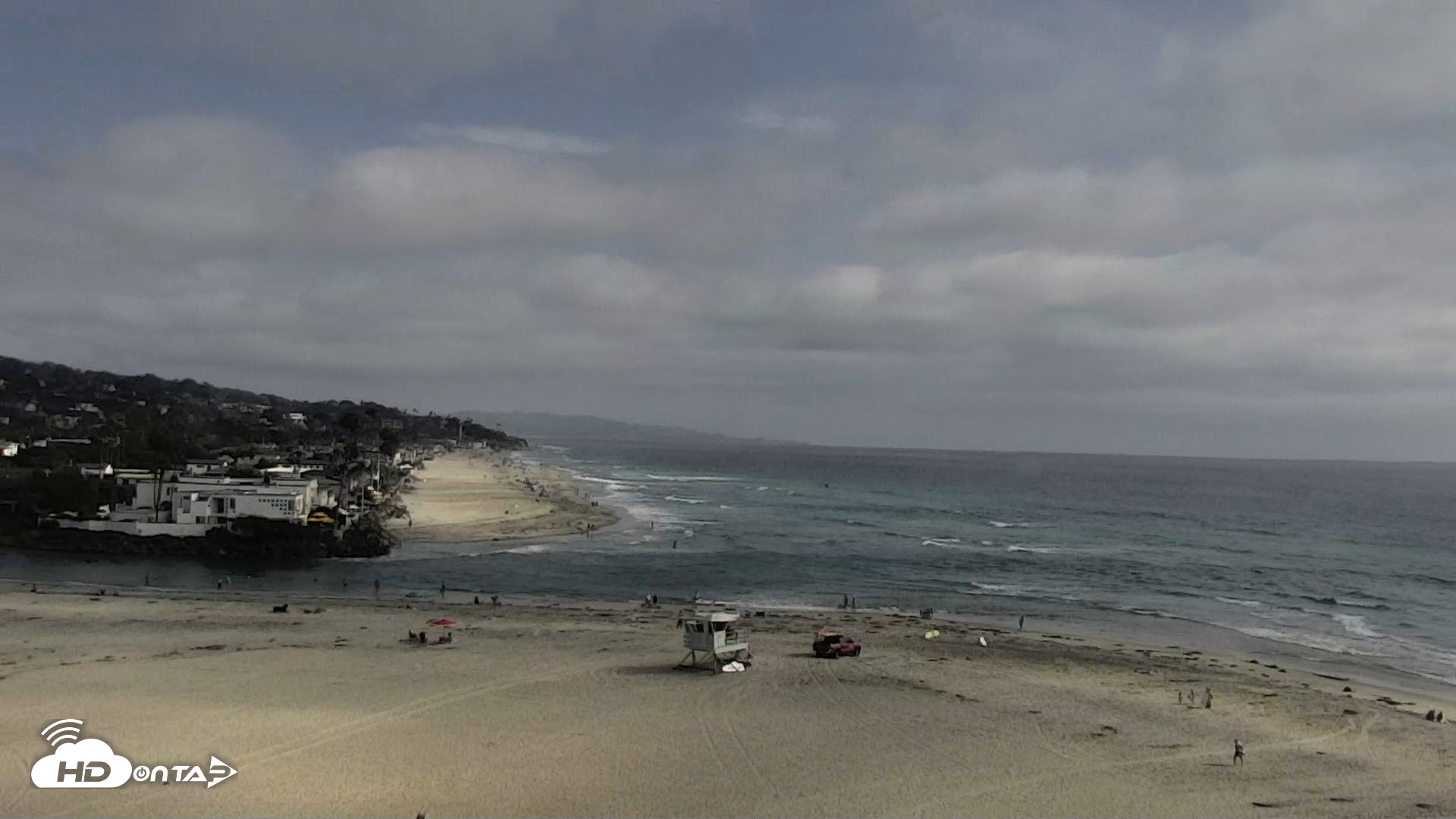 Snapshot of Del Mar Beach North Live Webcam taken Aug 6, 2026, 4:48pm PDT