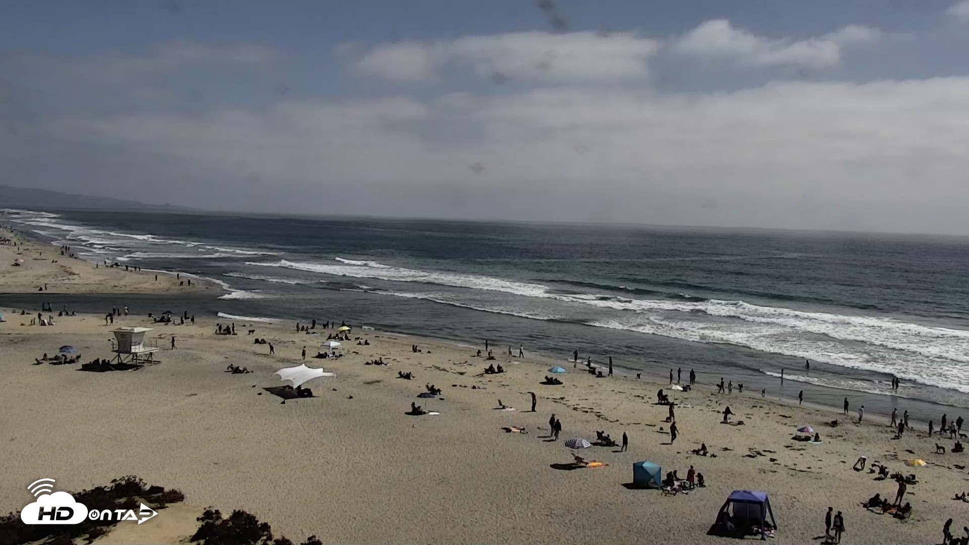 Snapshot of Del Mar Beach North Live Webcam taken May 9, 2026, 3:30pm PDT