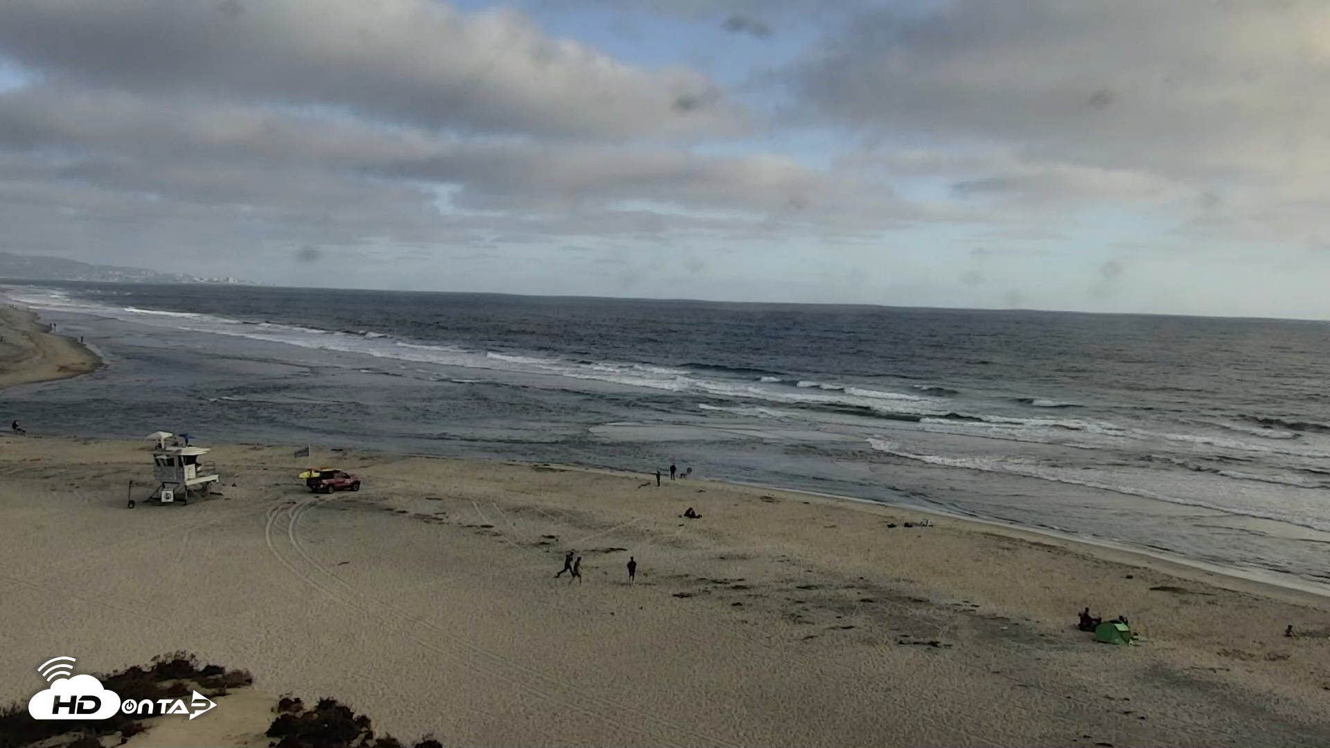 Snapshot of Del Mar Beach North Live Webcam taken Jul 6, 2026, 6:57pm PDT