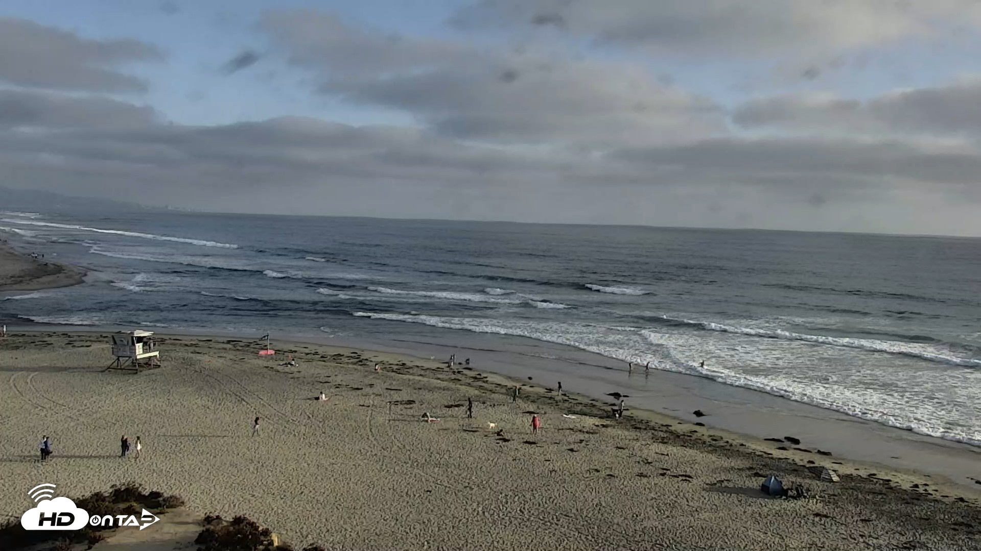 Snapshot of Del Mar Beach North Live Webcam taken Jun 9, 2026, 6:50pm PDT