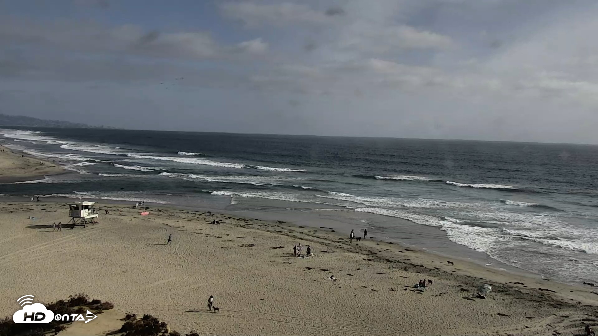 Snapshot of Del Mar Beach North Live Webcam taken Jun 8, 2026, 5:18pm PDT