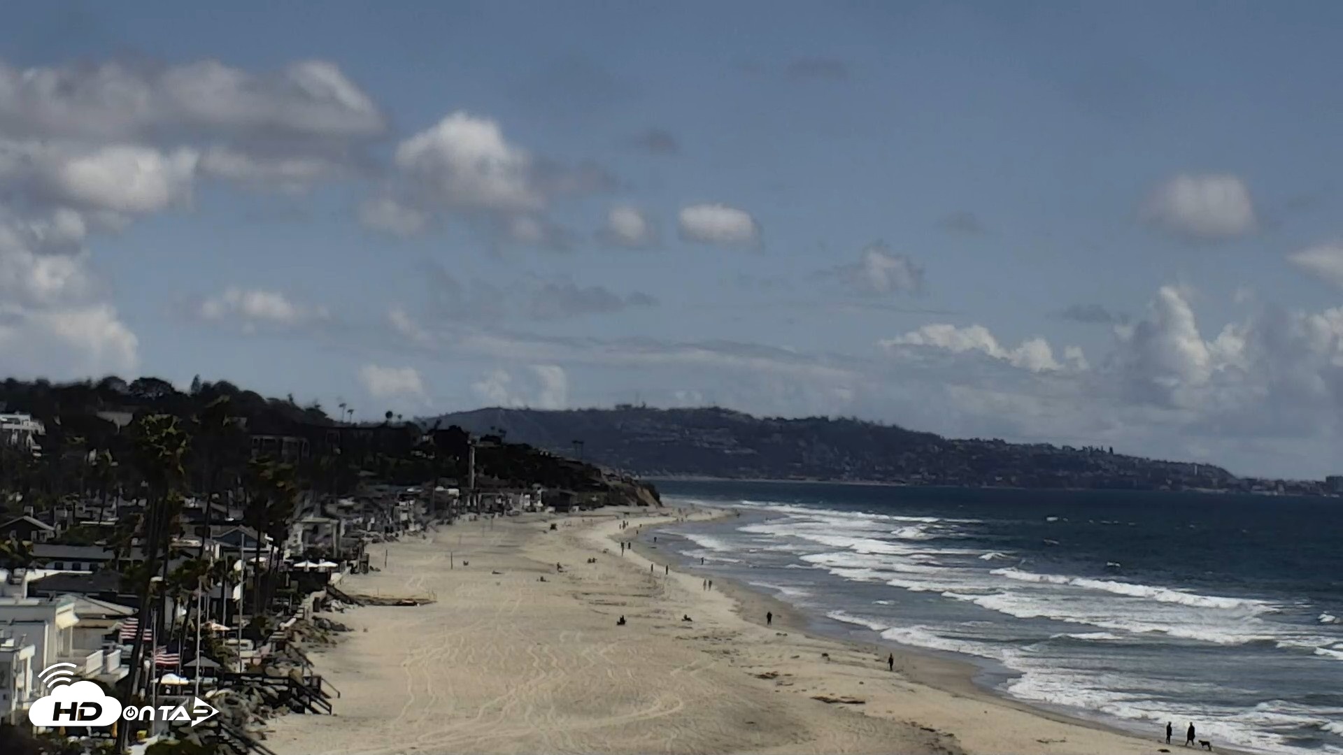 Snapshot of Del Mar Beach North Live Webcam taken May 5, 2026, 2:51pm PDT