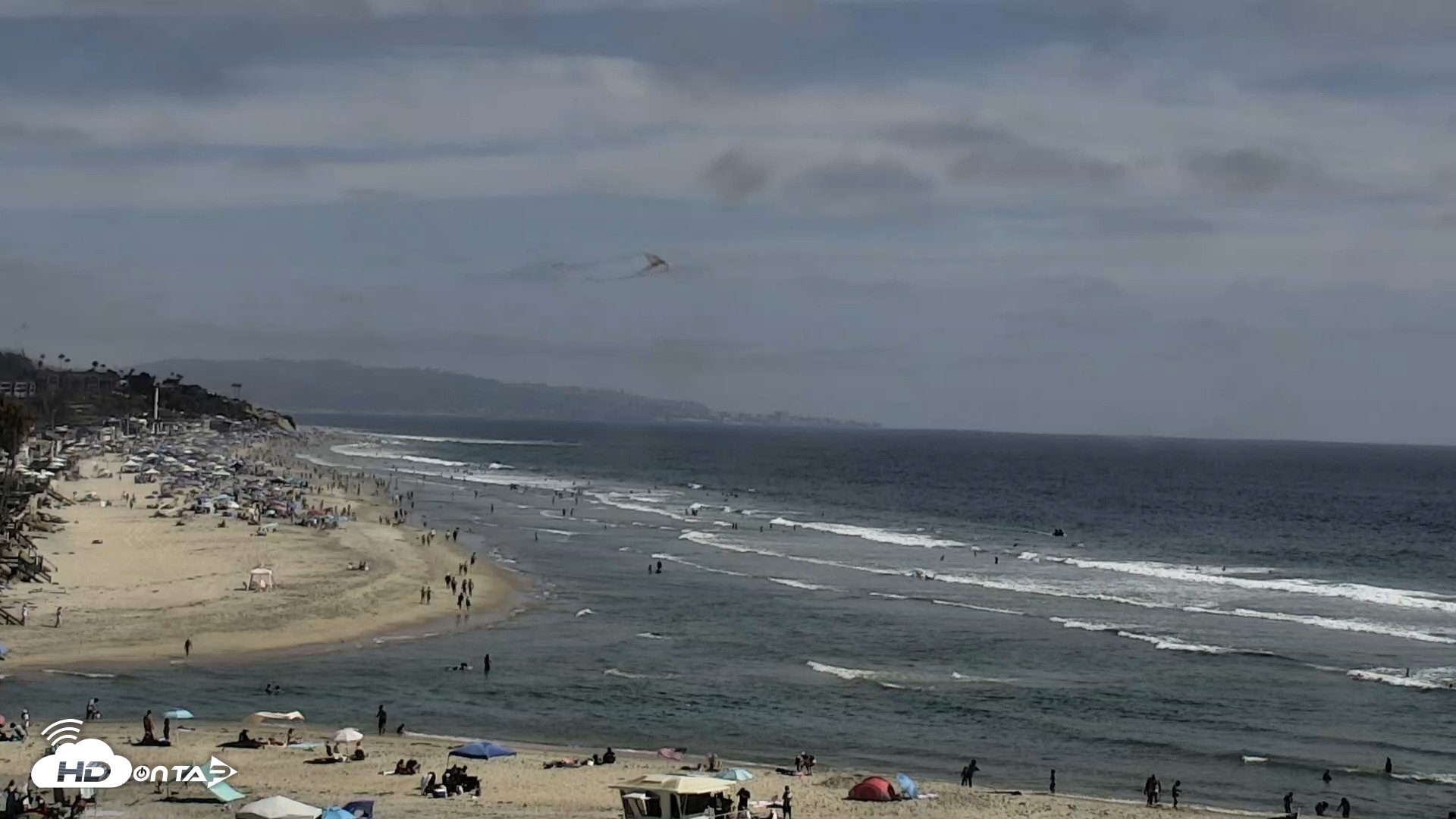 Snapshot of Del Mar Beach North Live Webcam taken Jul 4, 2026, 4:08pm PDT