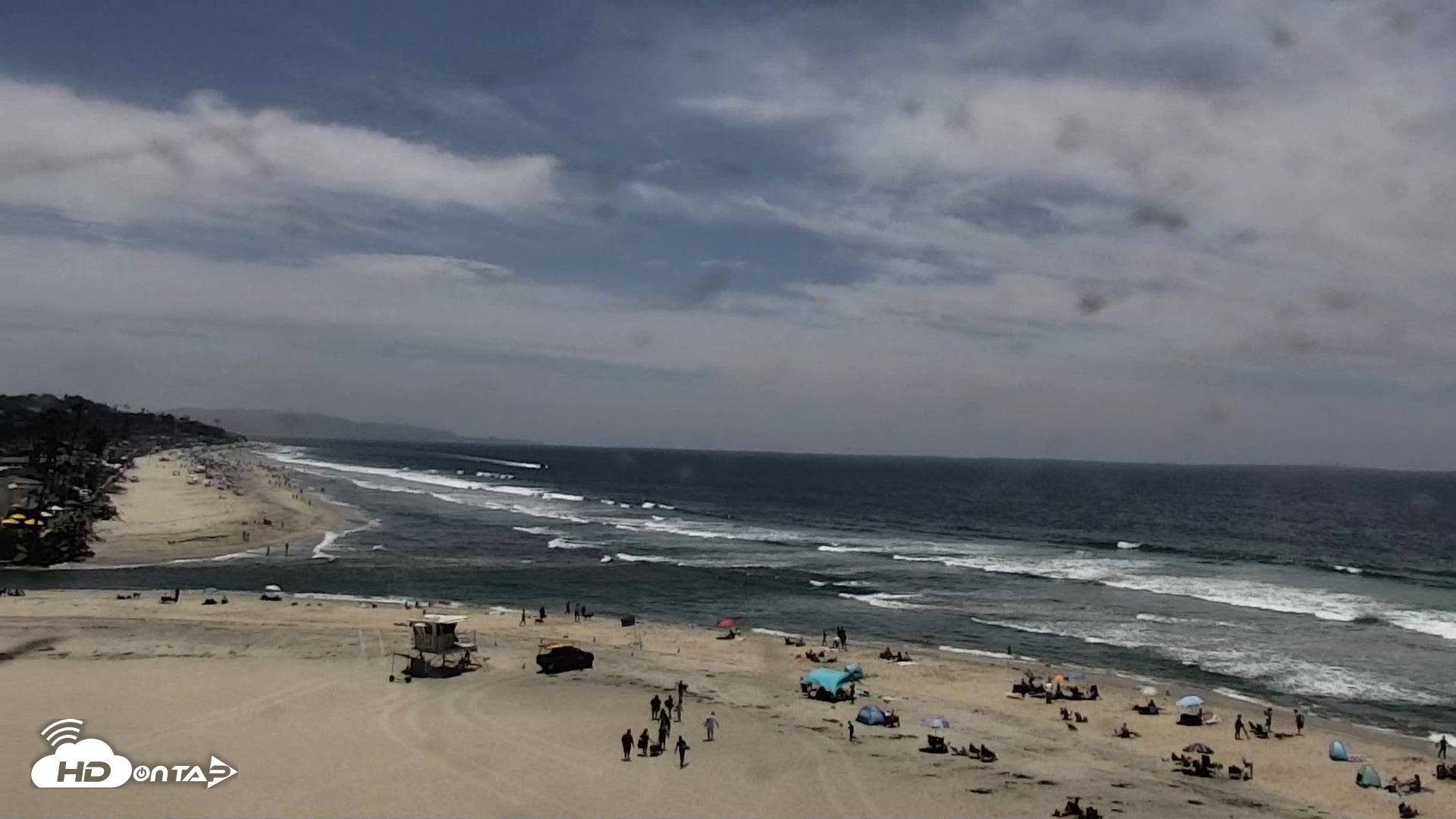 Snapshot of Del Mar Beach North Live Webcam taken Jul 3, 2026, 1:04pm PDT