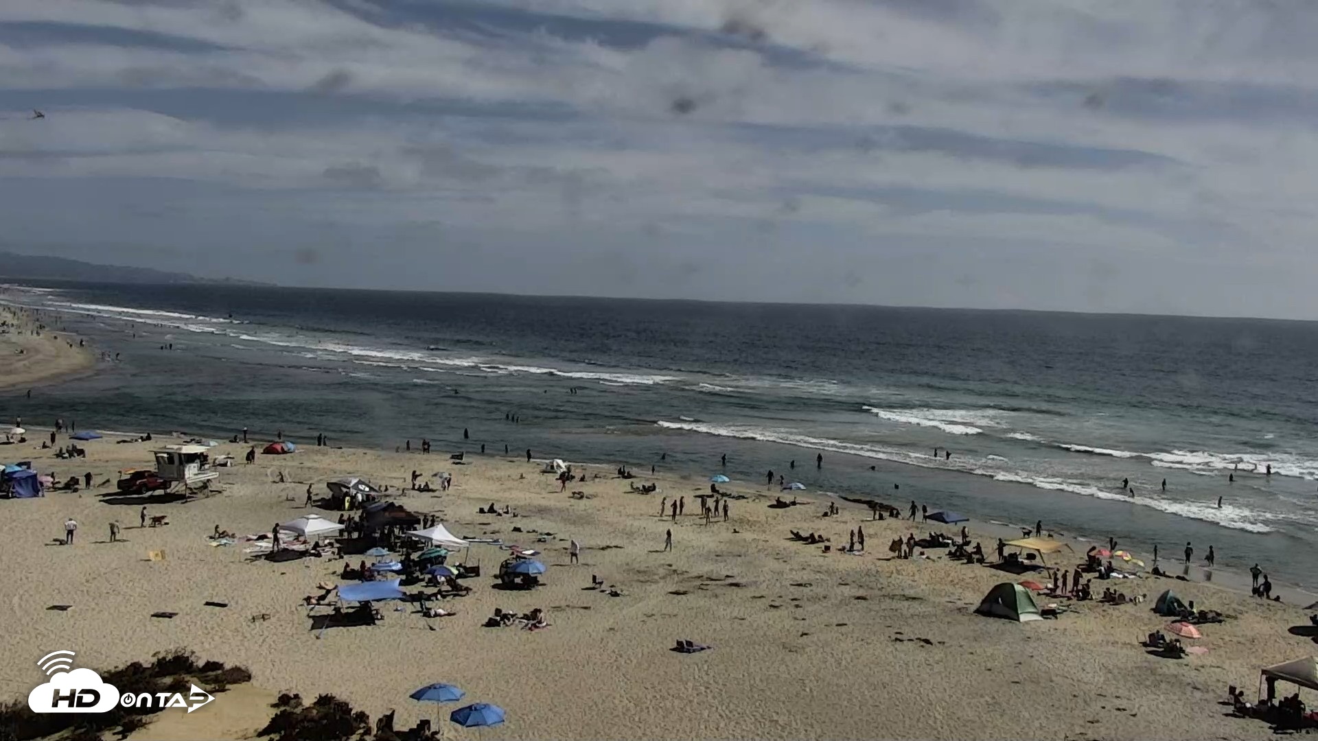 Snapshot of Del Mar Beach North Live Webcam taken Jul 4, 2026, 4:07pm PDT